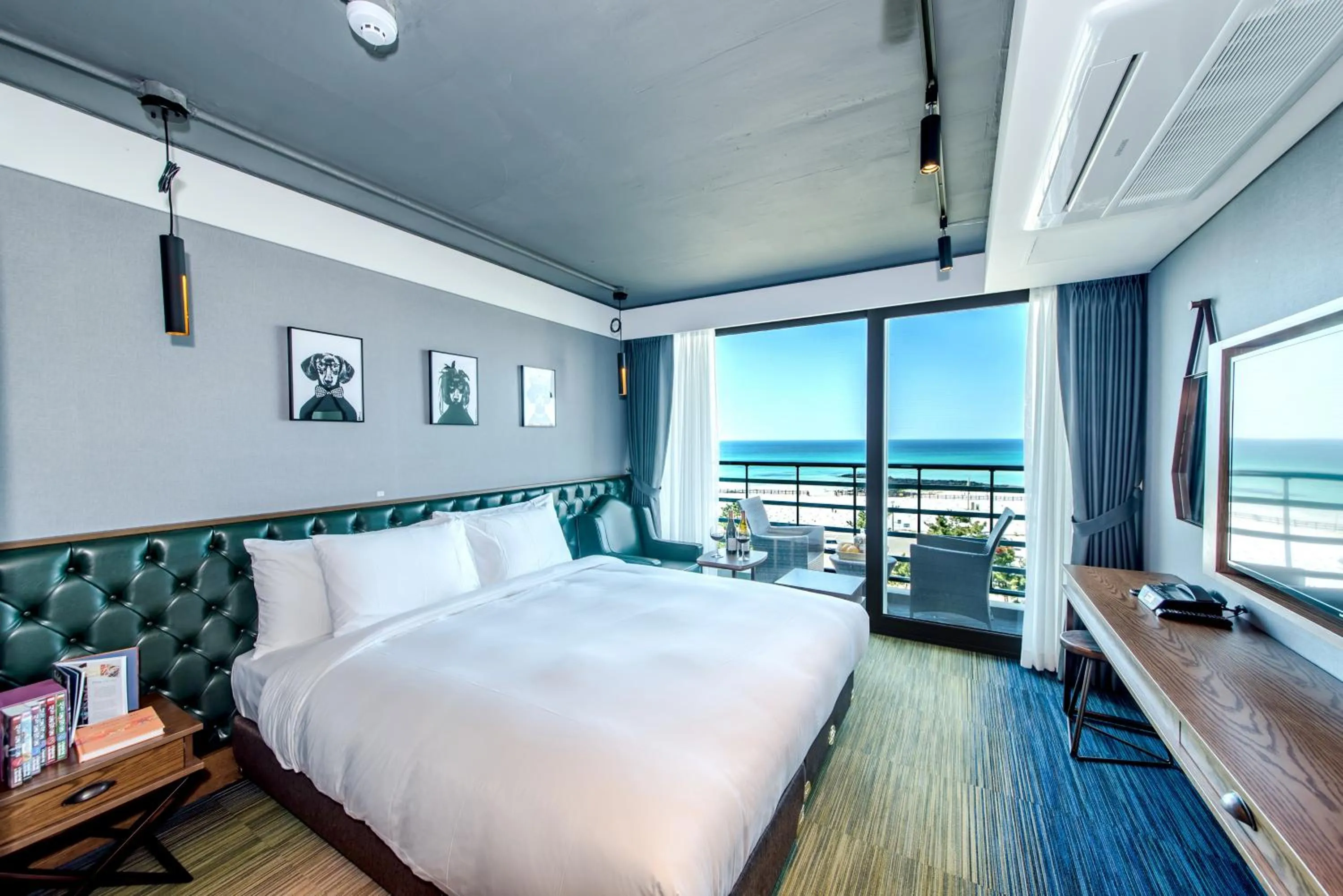 Bed in Marevo Beach Hotel