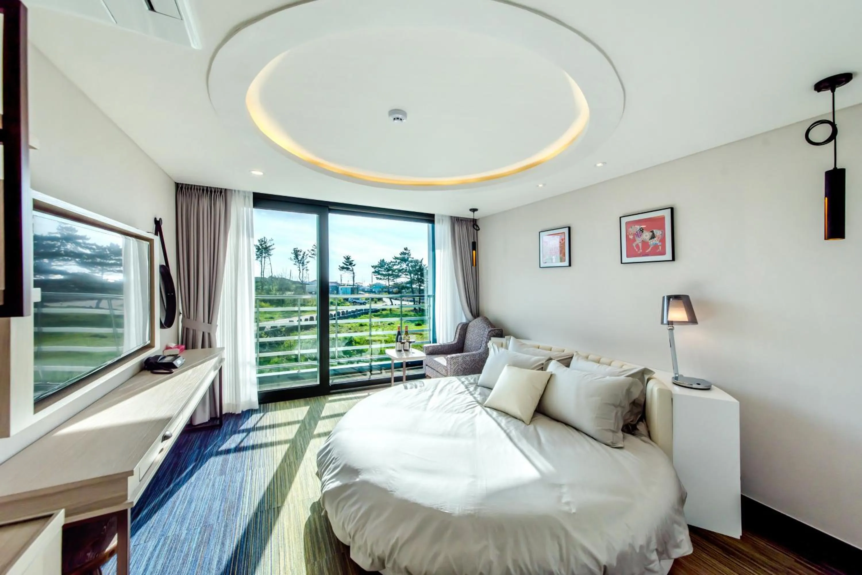 Bed in Marevo Beach Hotel