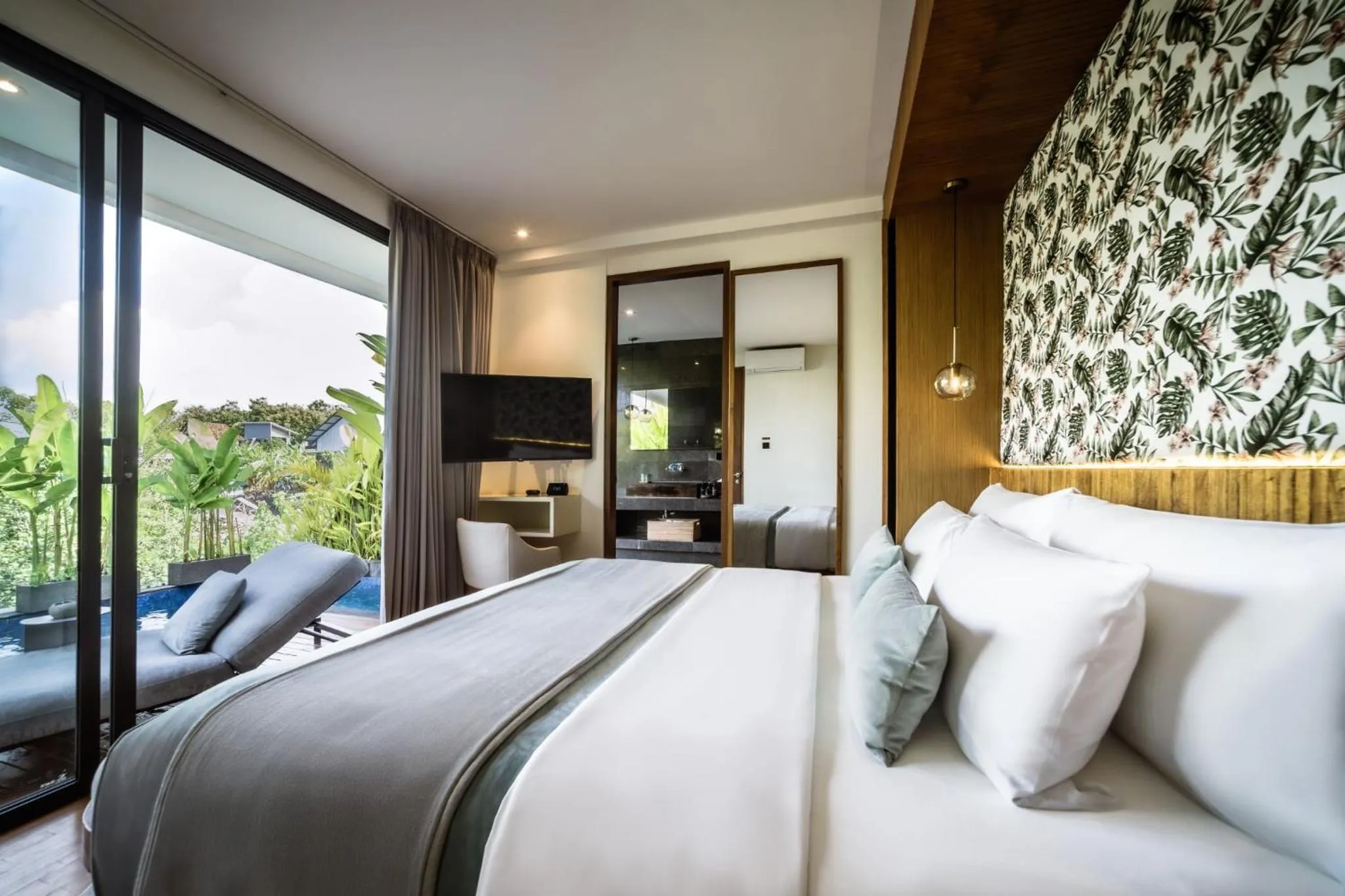 Photo of the whole room, Bed in Ayona Villa Canggu by Ini Vie Hospitality