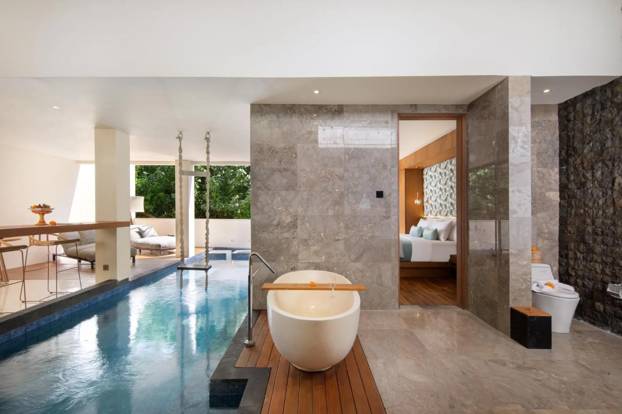 Bath in Ayona Villa Canggu by Ini Vie Hospitality