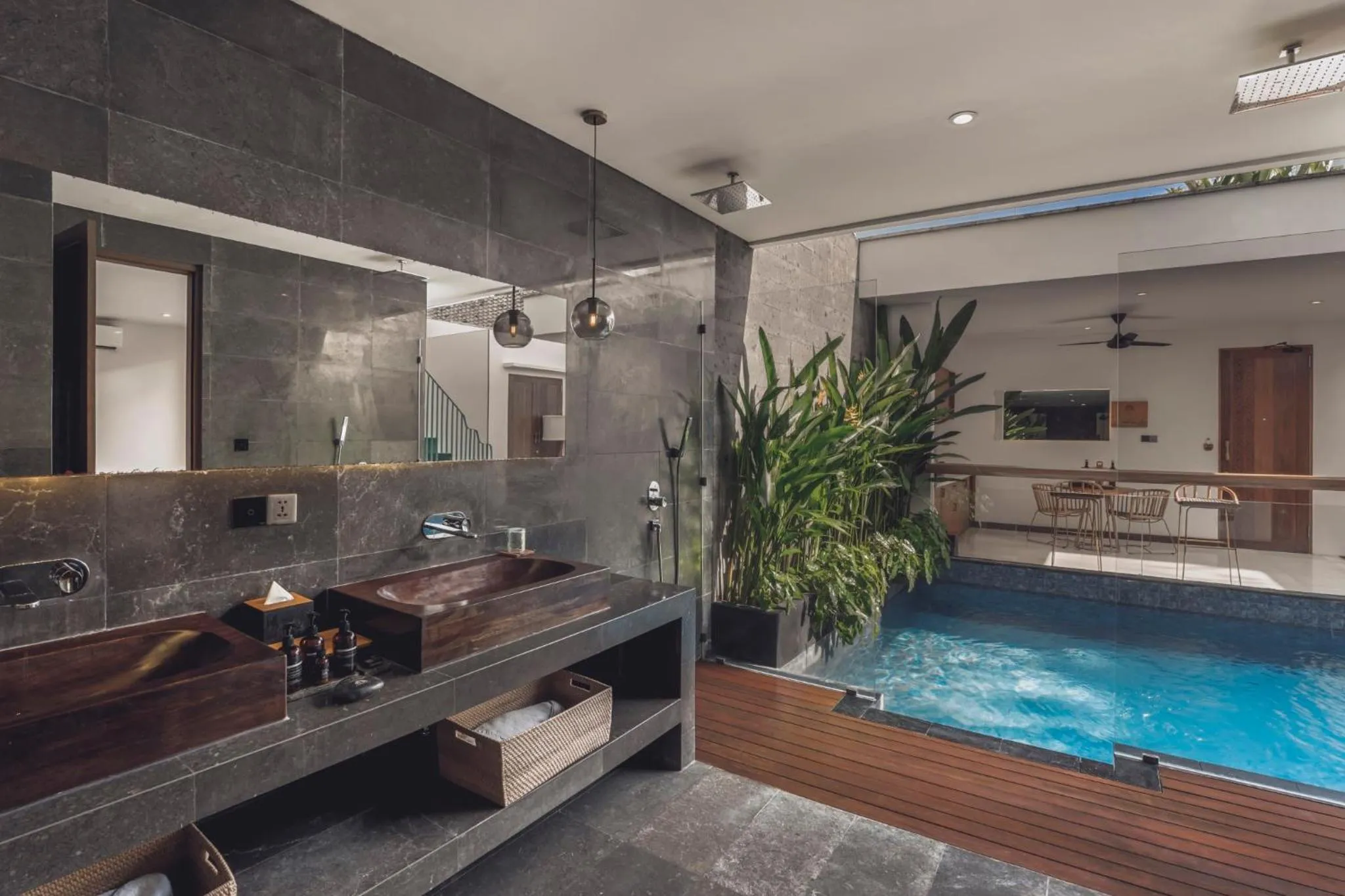 Bathroom in Ayona Villa Canggu by Ini Vie Hospitality