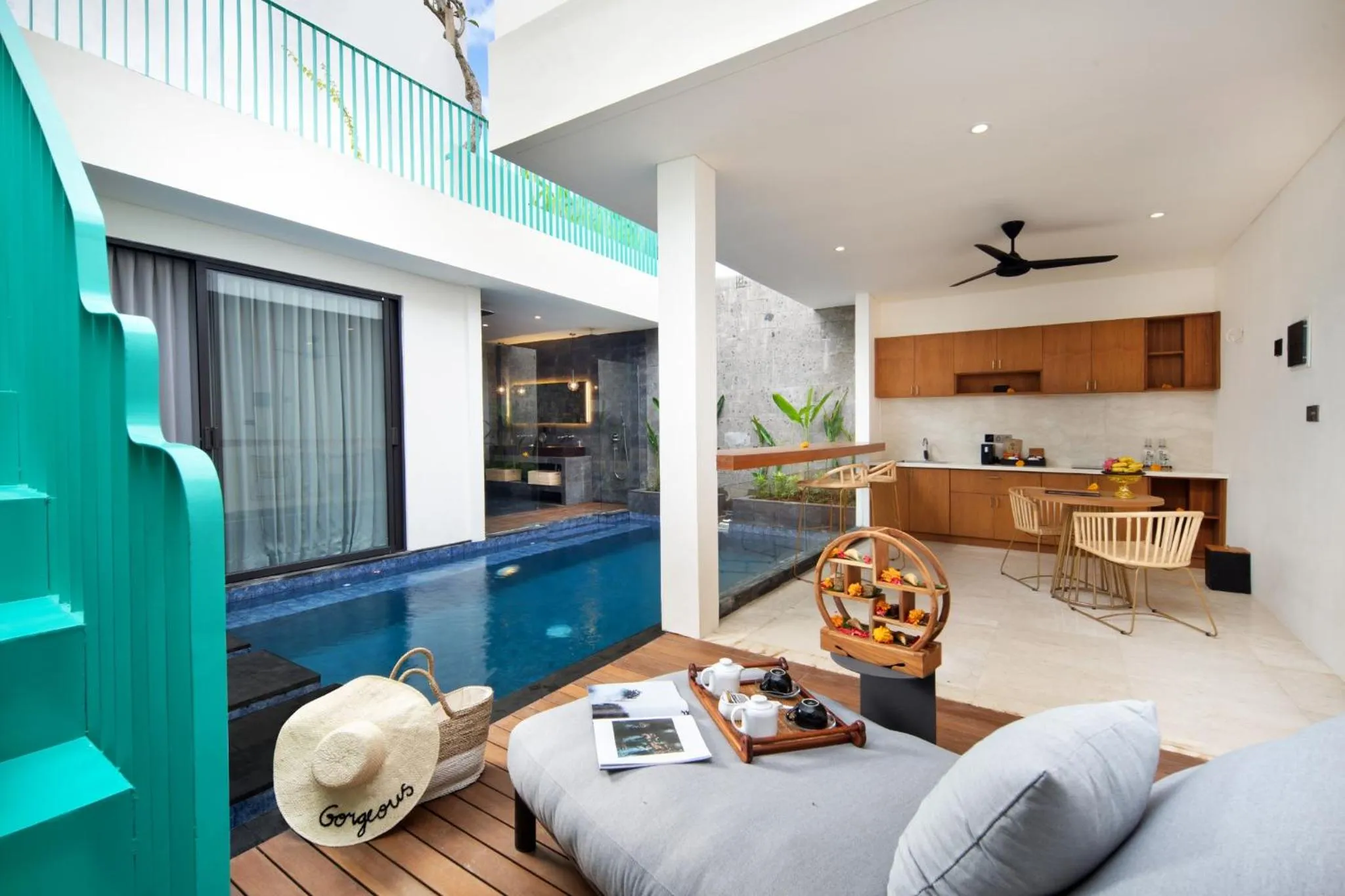 Swimming pool in Ayona Villa Canggu by Ini Vie Hospitality