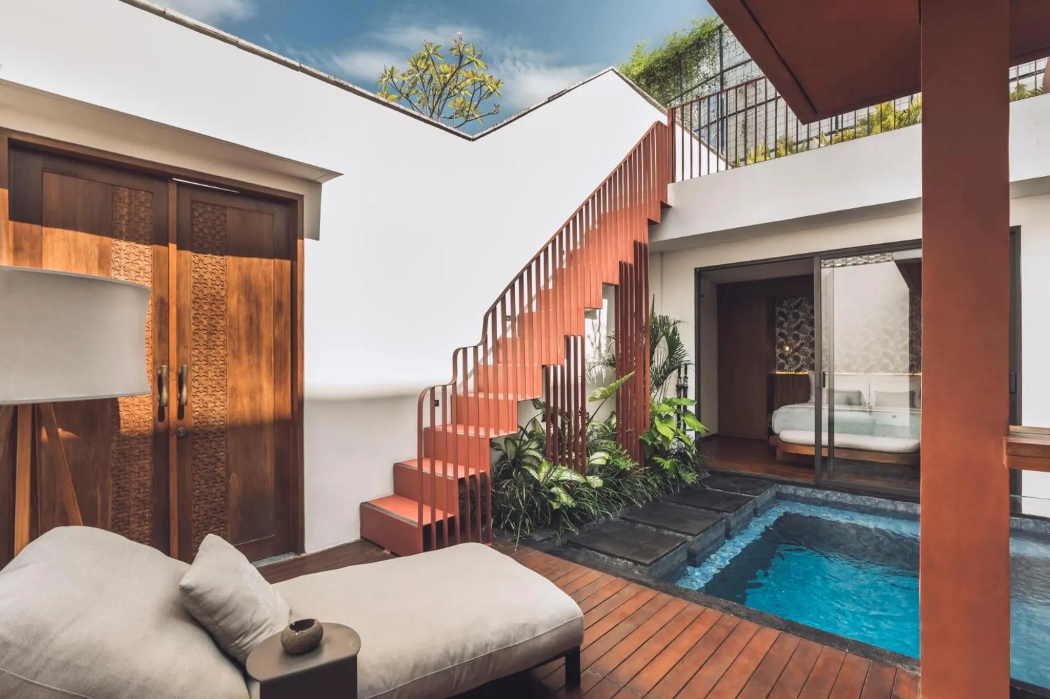 Swimming pool in Ayona Villa Canggu by Ini Vie Hospitality