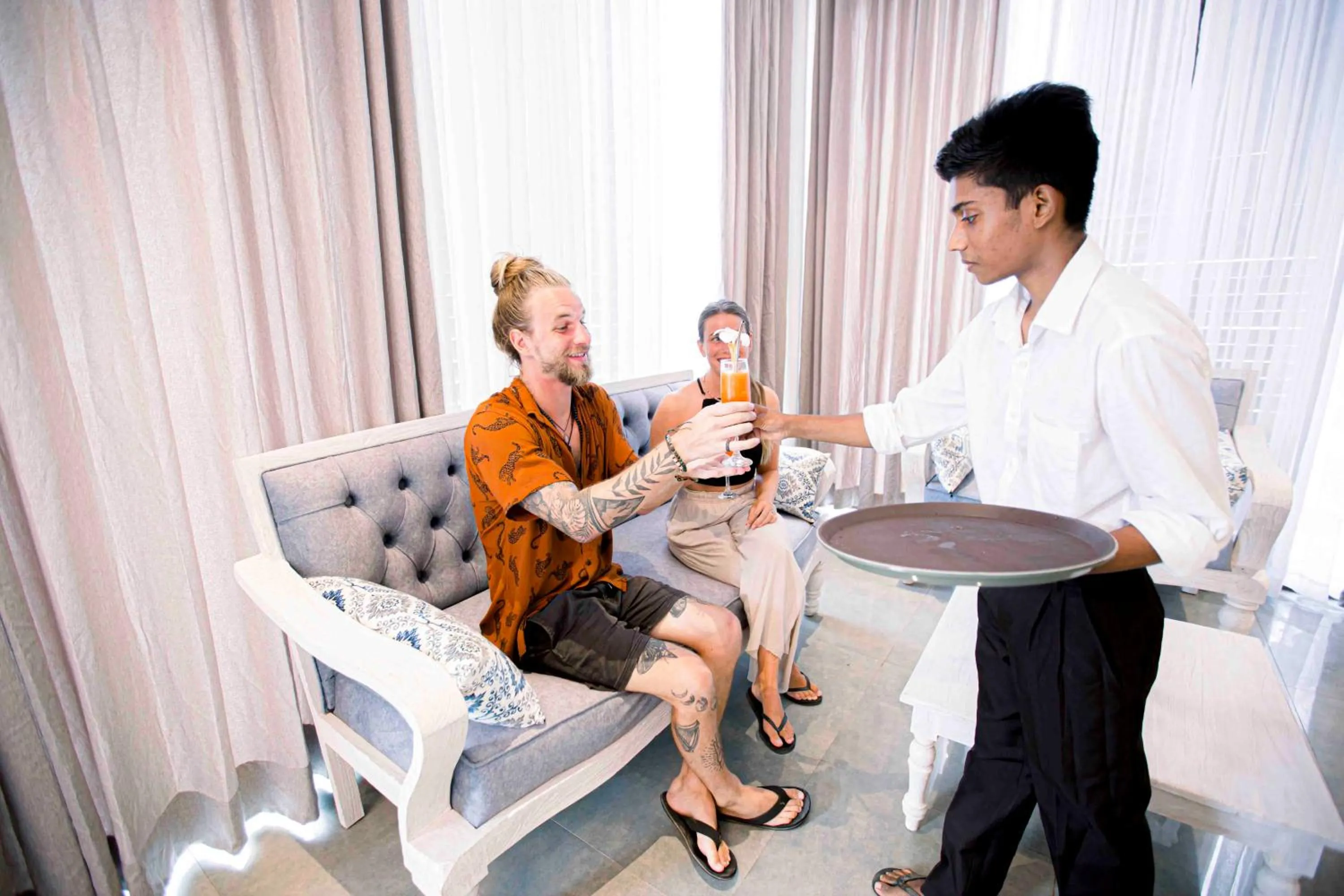 Staff in Emerald Bay Resort Mirissa