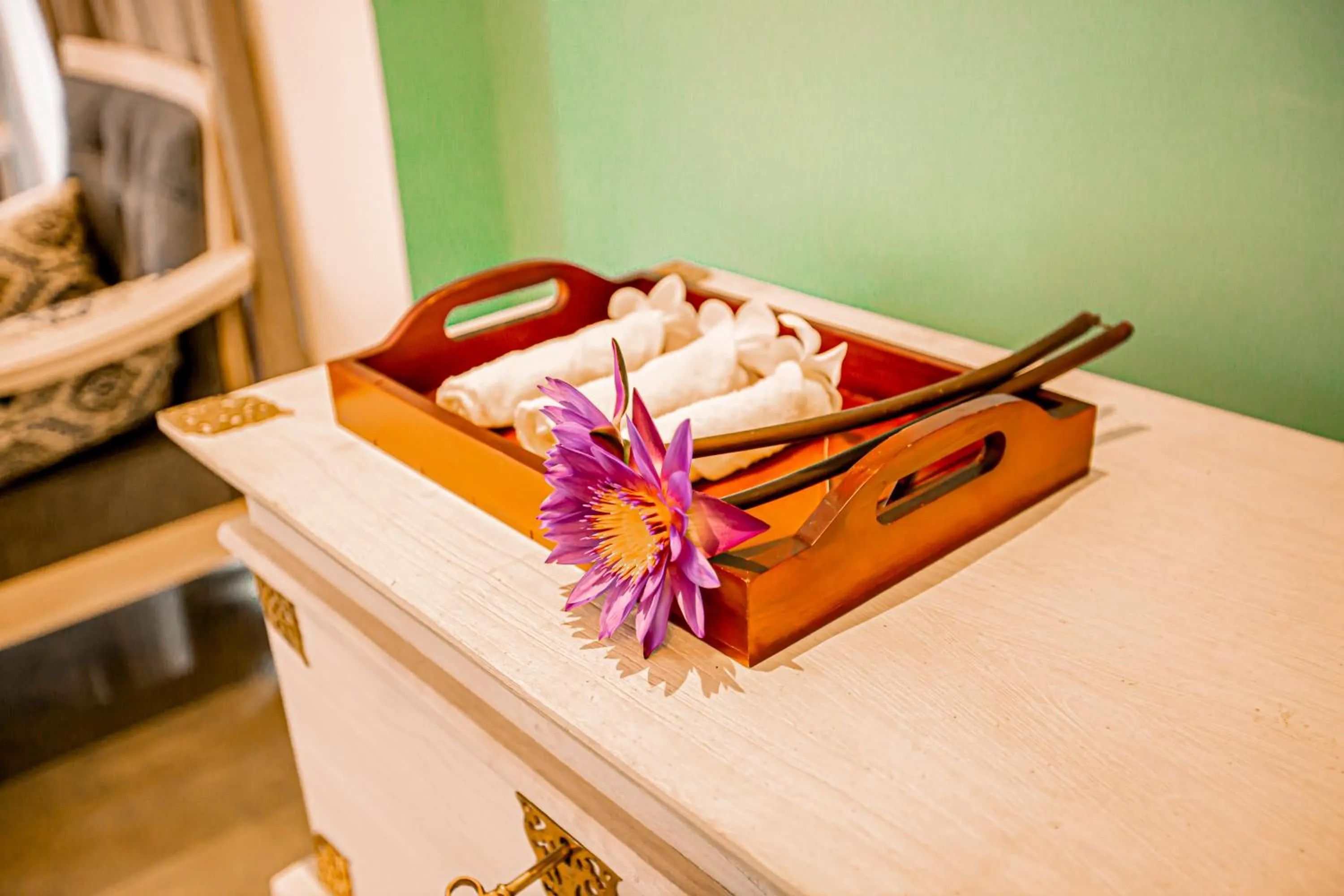 towels in Emerald Bay Resort Mirissa