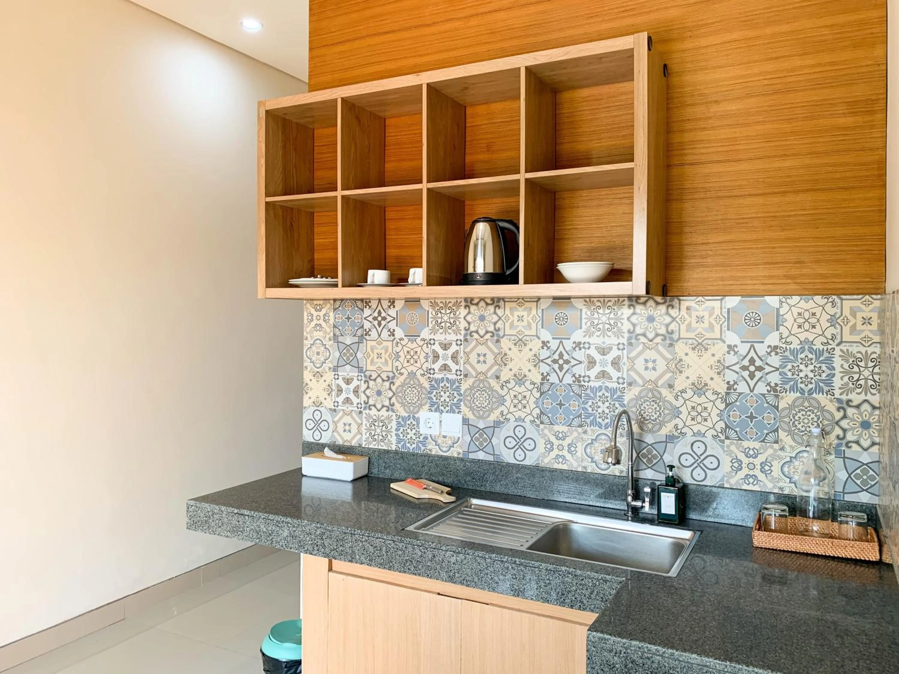 kitchen in Candra Loka Studio & Apartment by The Loka