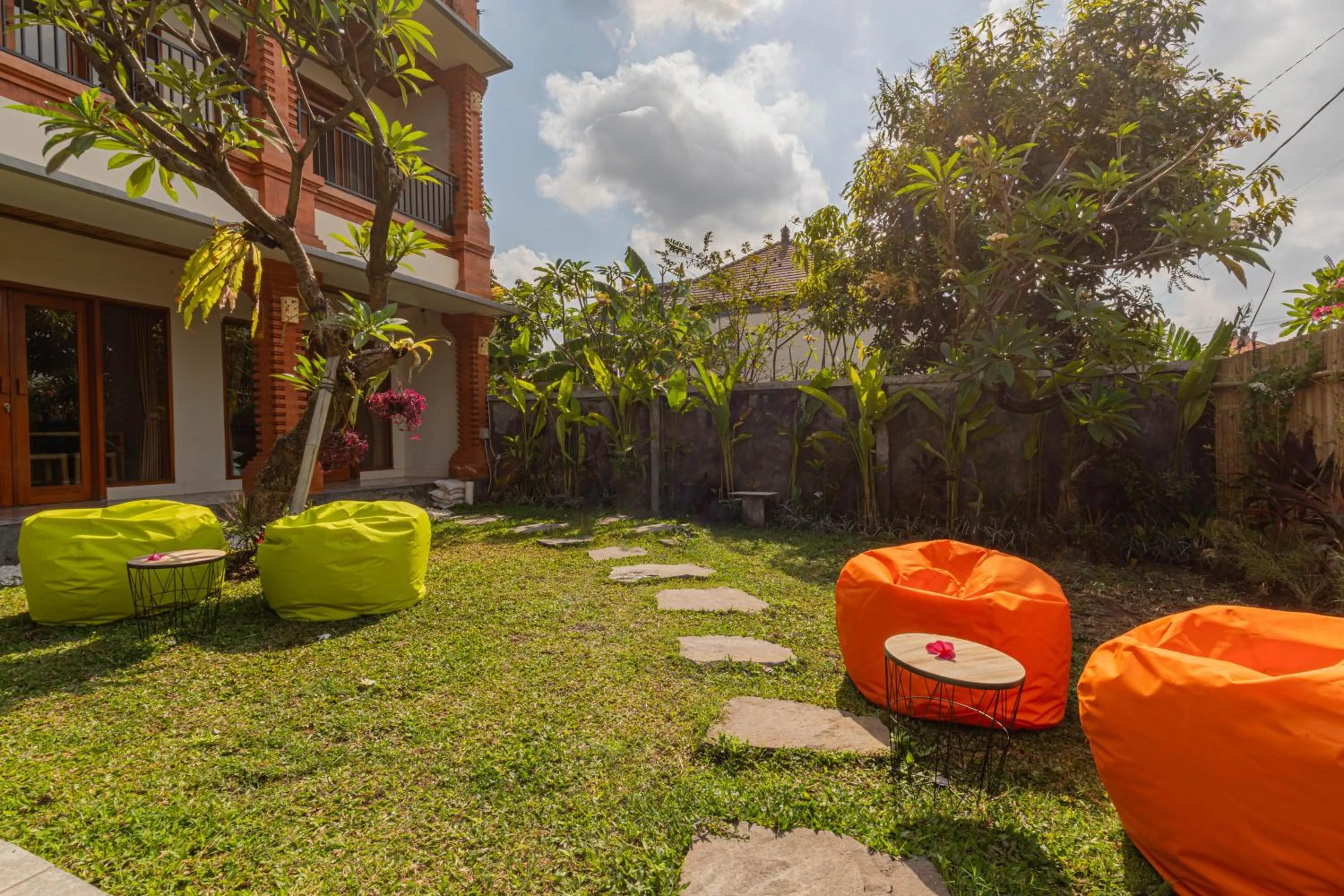 Garden in Candra Loka Studio & Apartment by The Loka