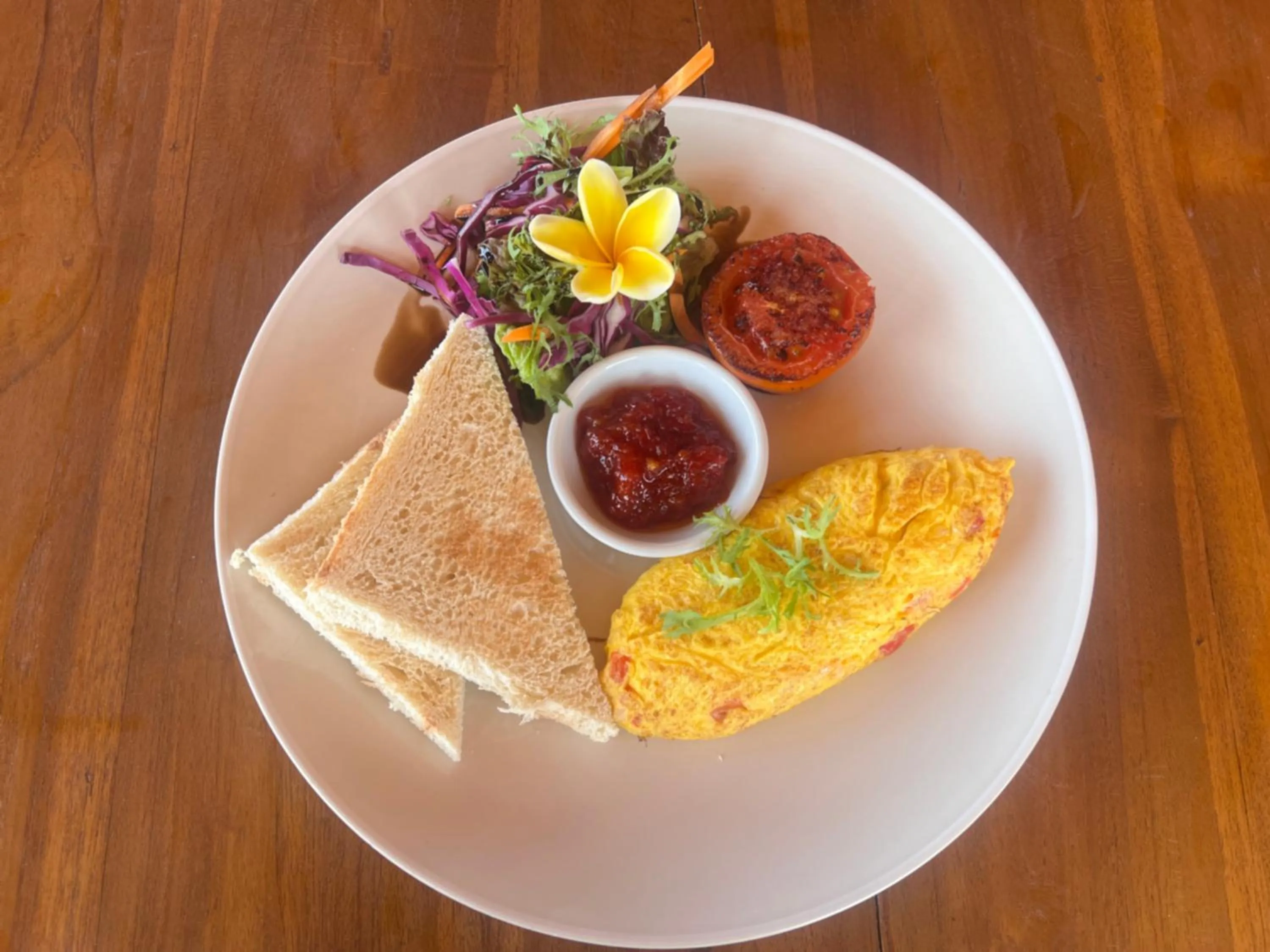 Breakfast in Grand Yuna Hotel Nusa Penida