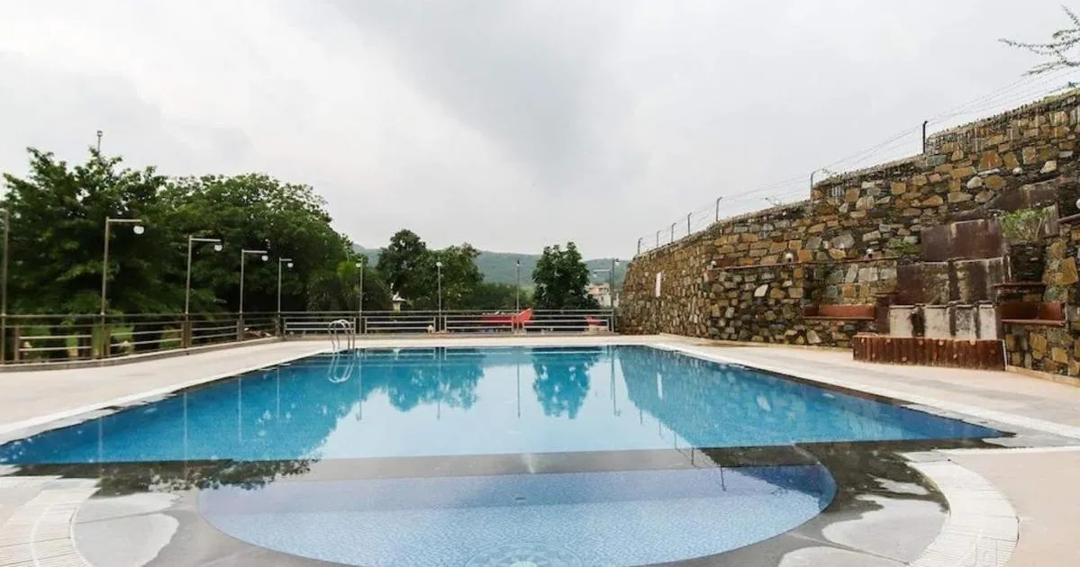 Pool view in Meera Valley Resort By Nexottel