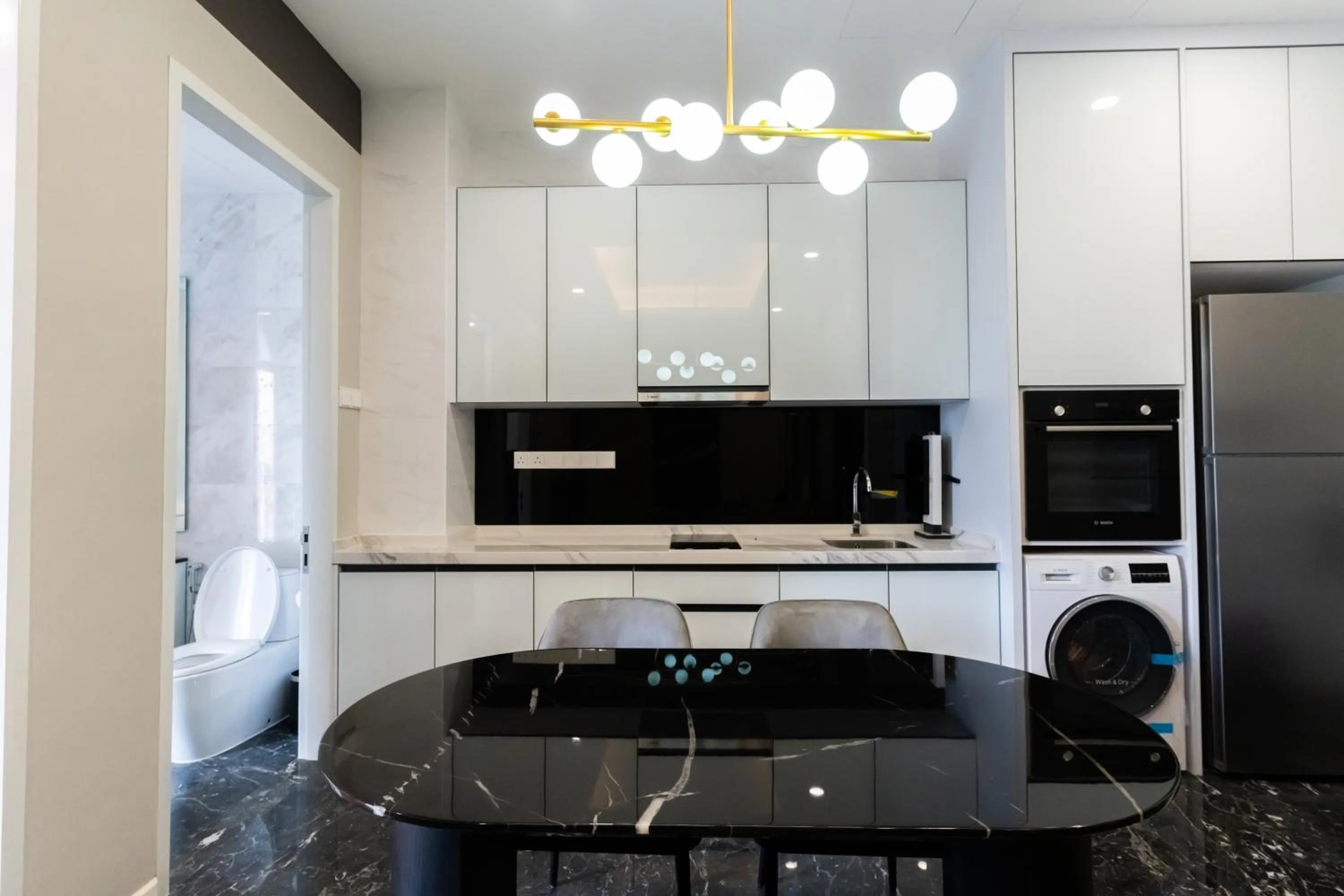 Kitchen or kitchenette in Royce KLCC Kuala Lumpur City Centre by Dormeo Destinations