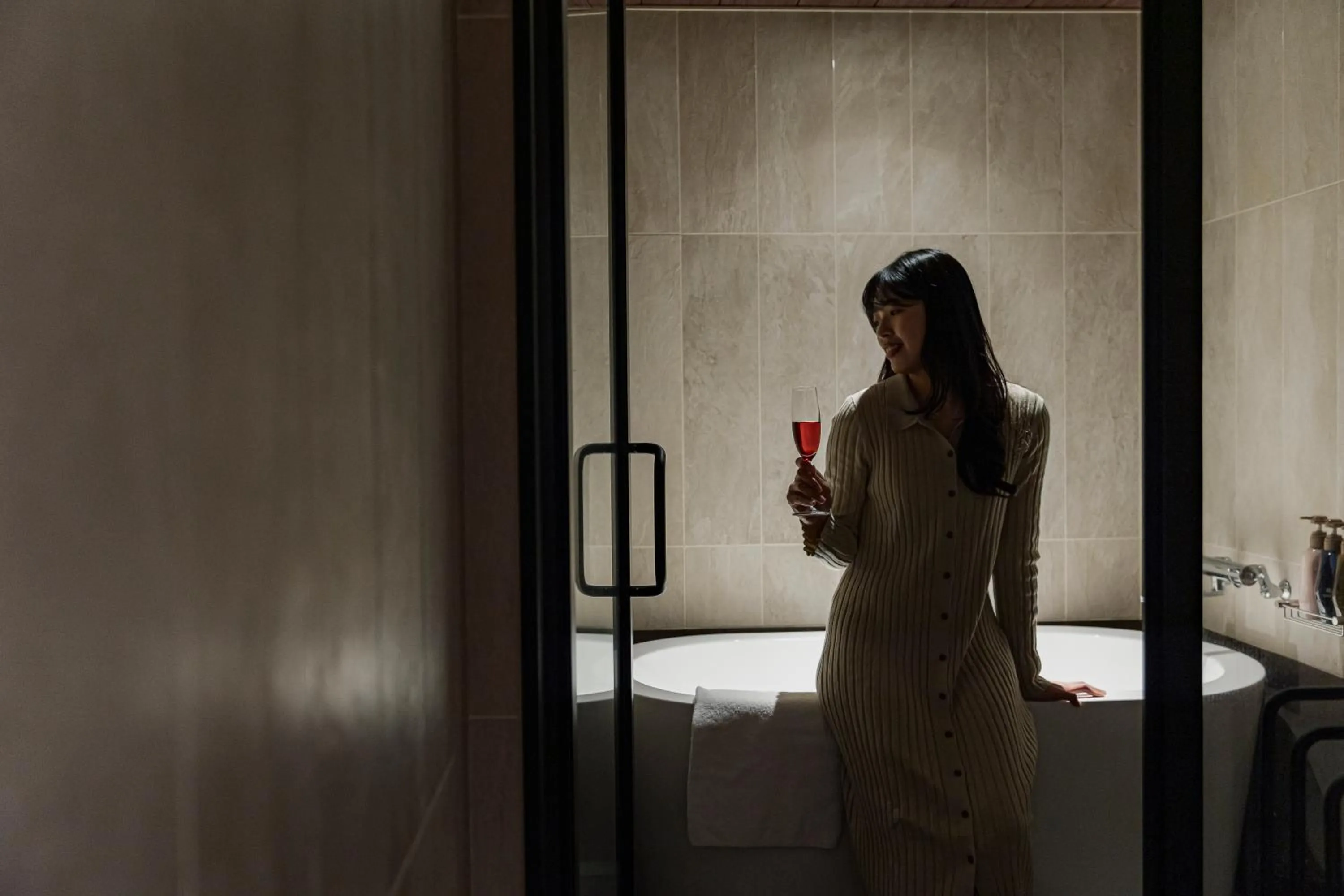 People in GEMS YUFUIN Hotel and Spa Cafe Bar