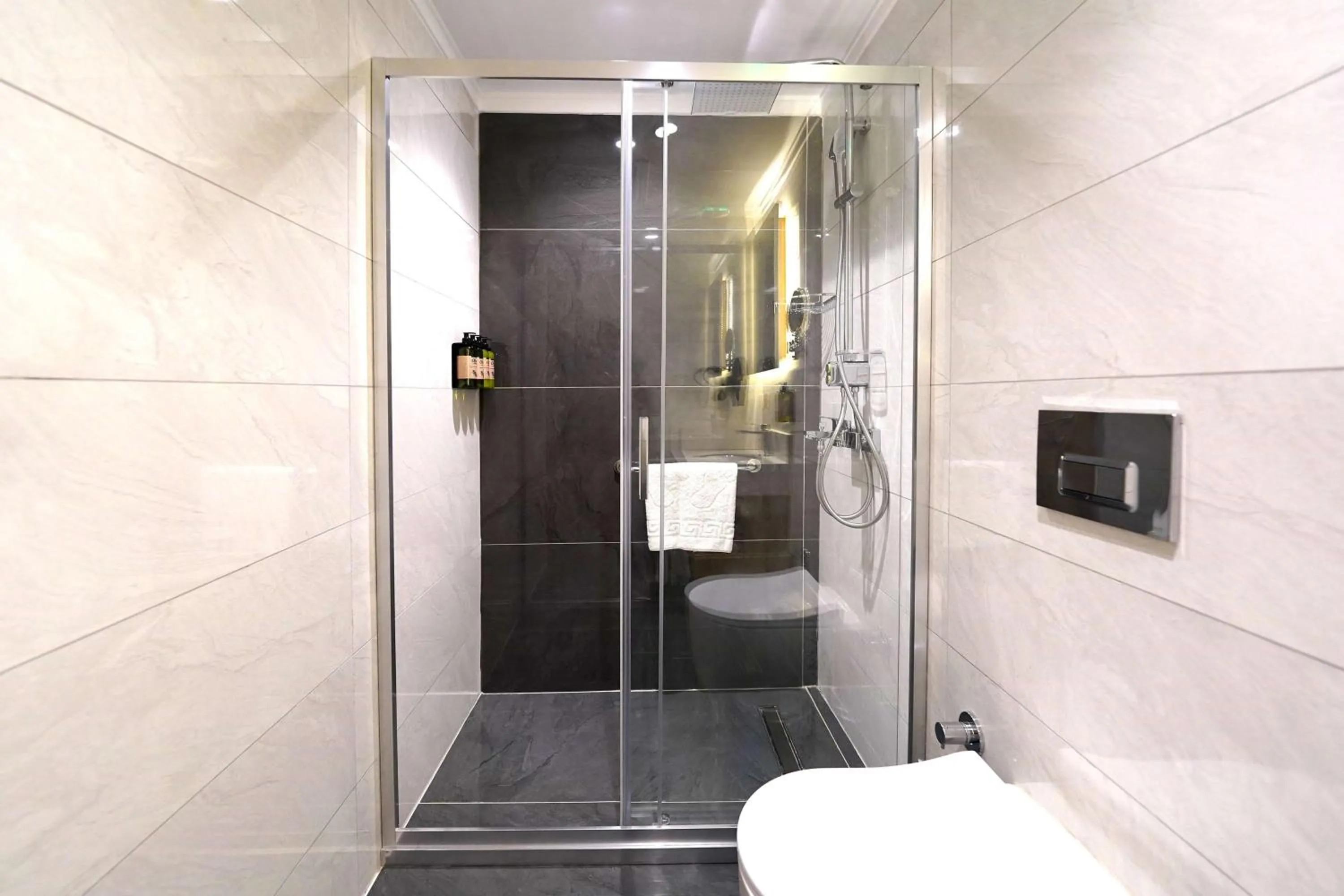 Shower in Days Inn by Wyndham Istanbul Bomonti