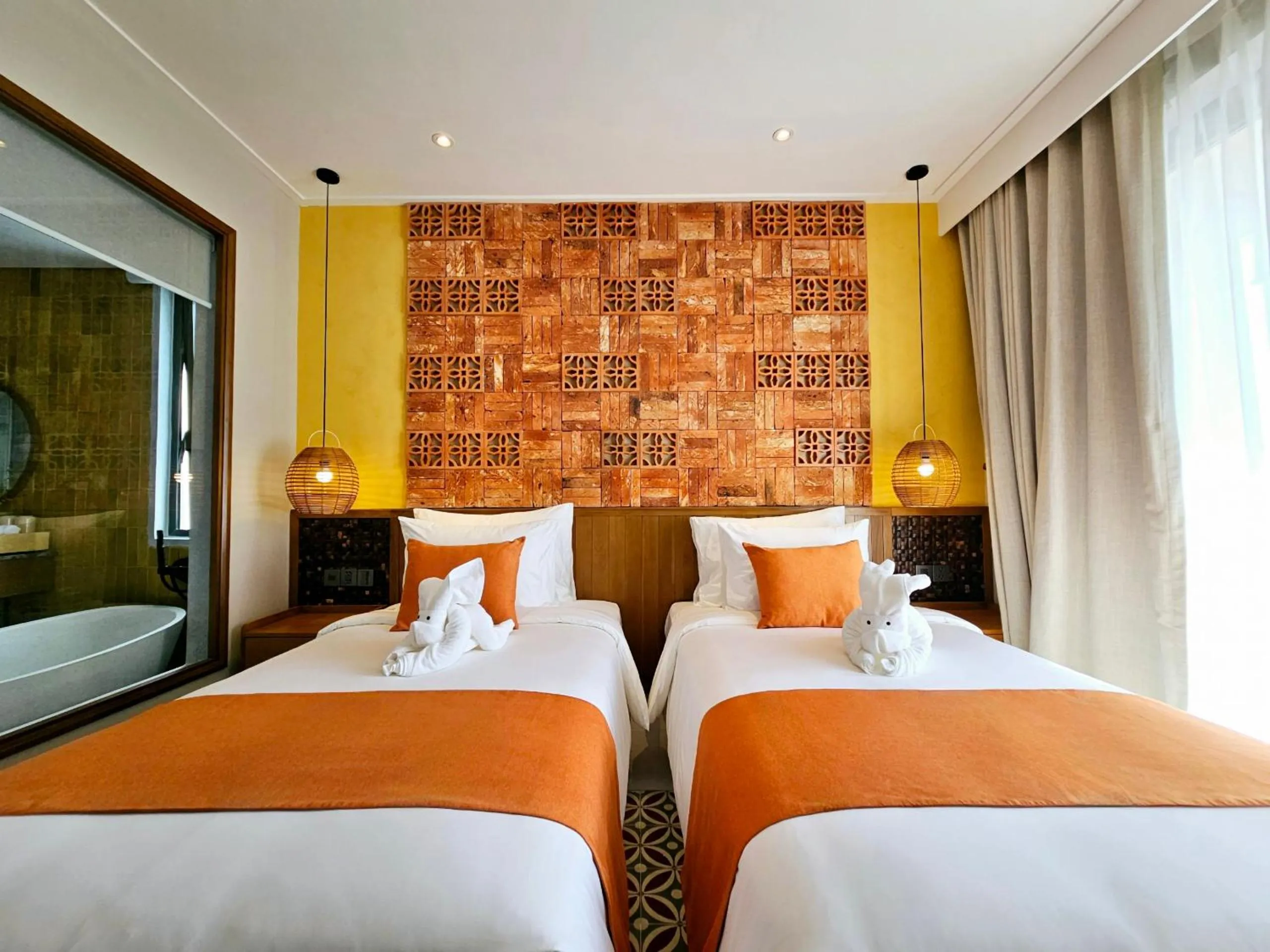 Bed in Little Gem. An Eco-Friendly Boutique Hotel & Spa