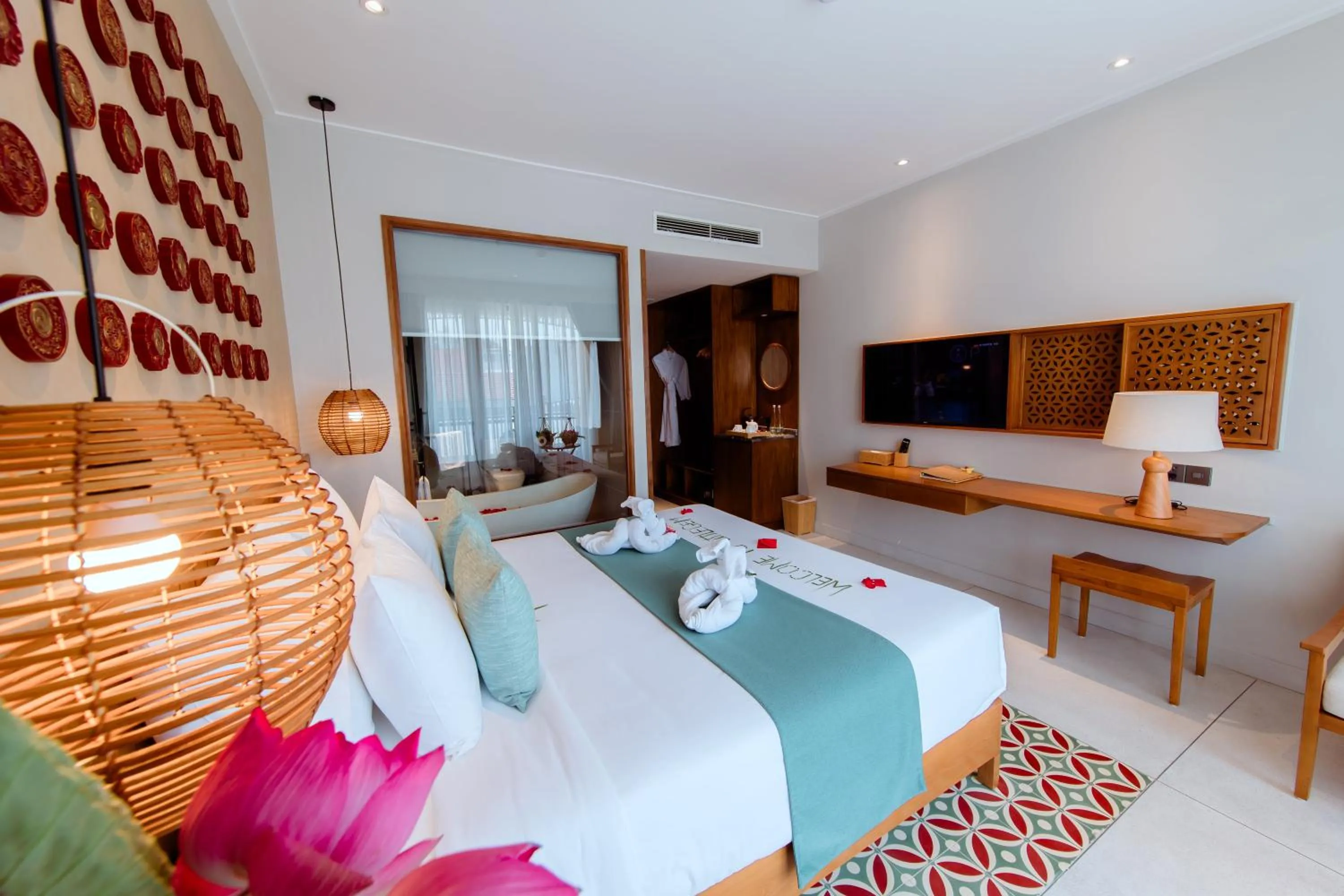Bedroom, Bed in Little Gem. An Eco-Friendly Boutique Hotel & Spa
