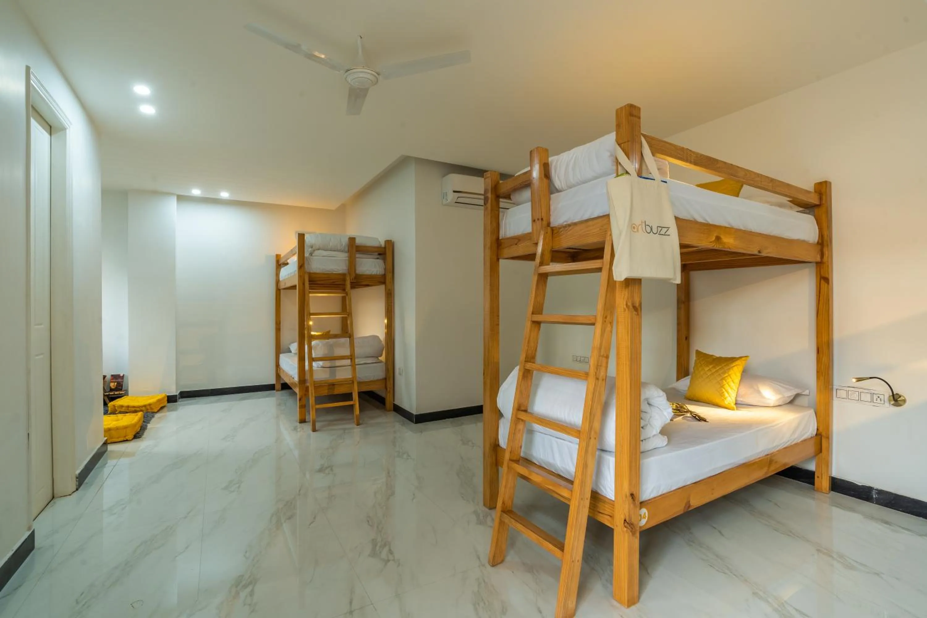 Bed in The Social Stays Dehradun
