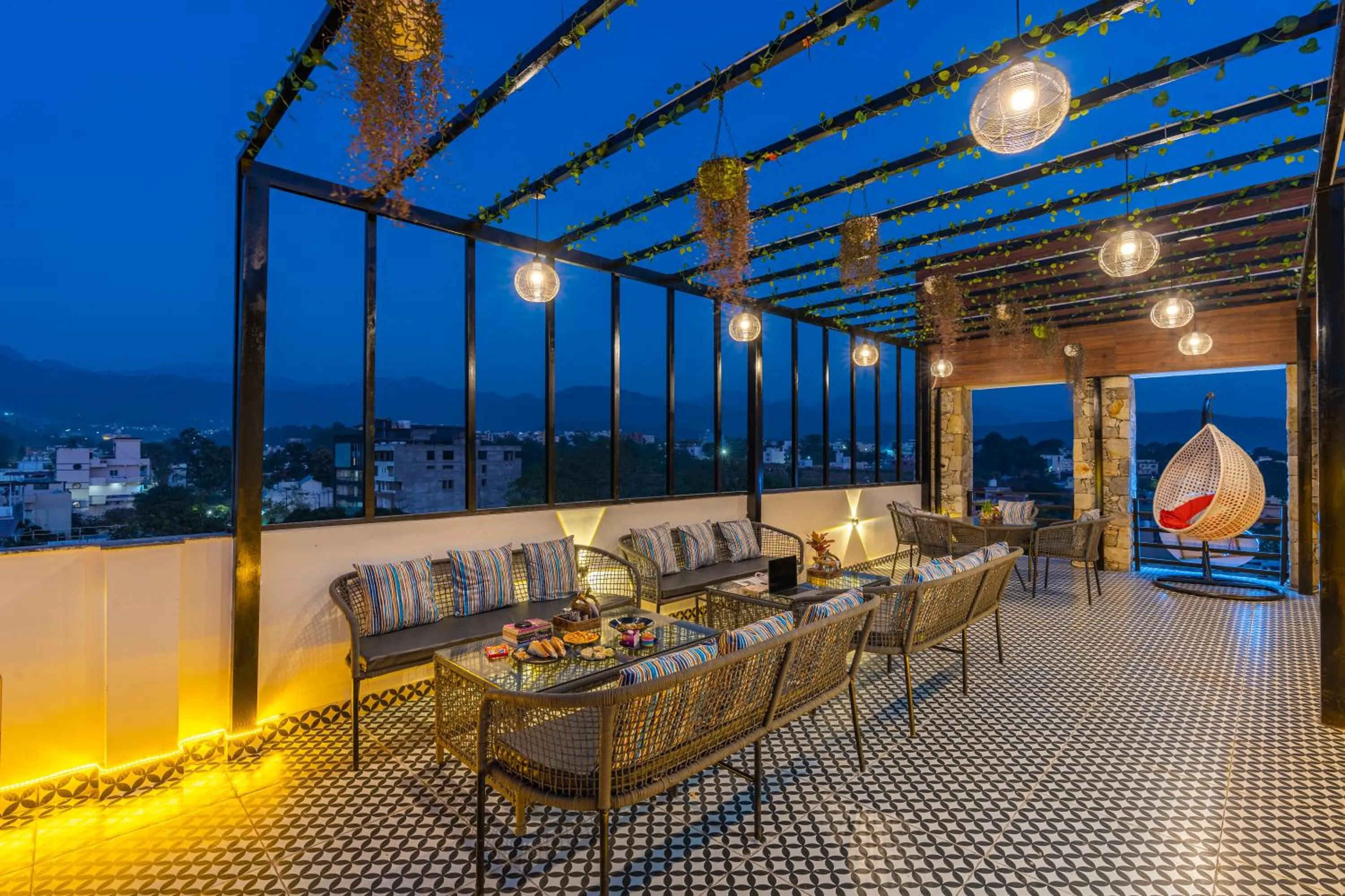 Patio in The Social Stays Dehradun