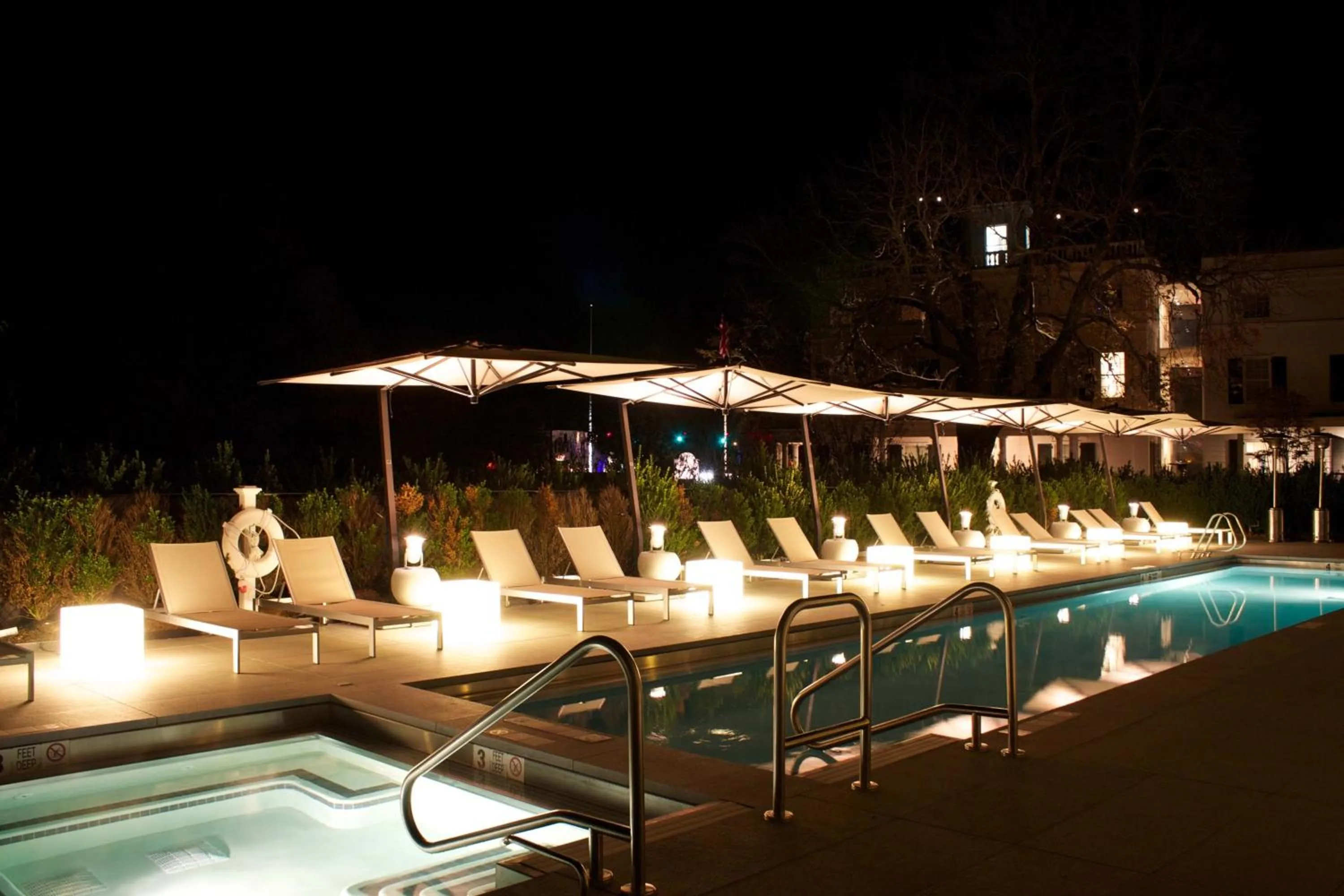 Swimming pool in Topping Rose House