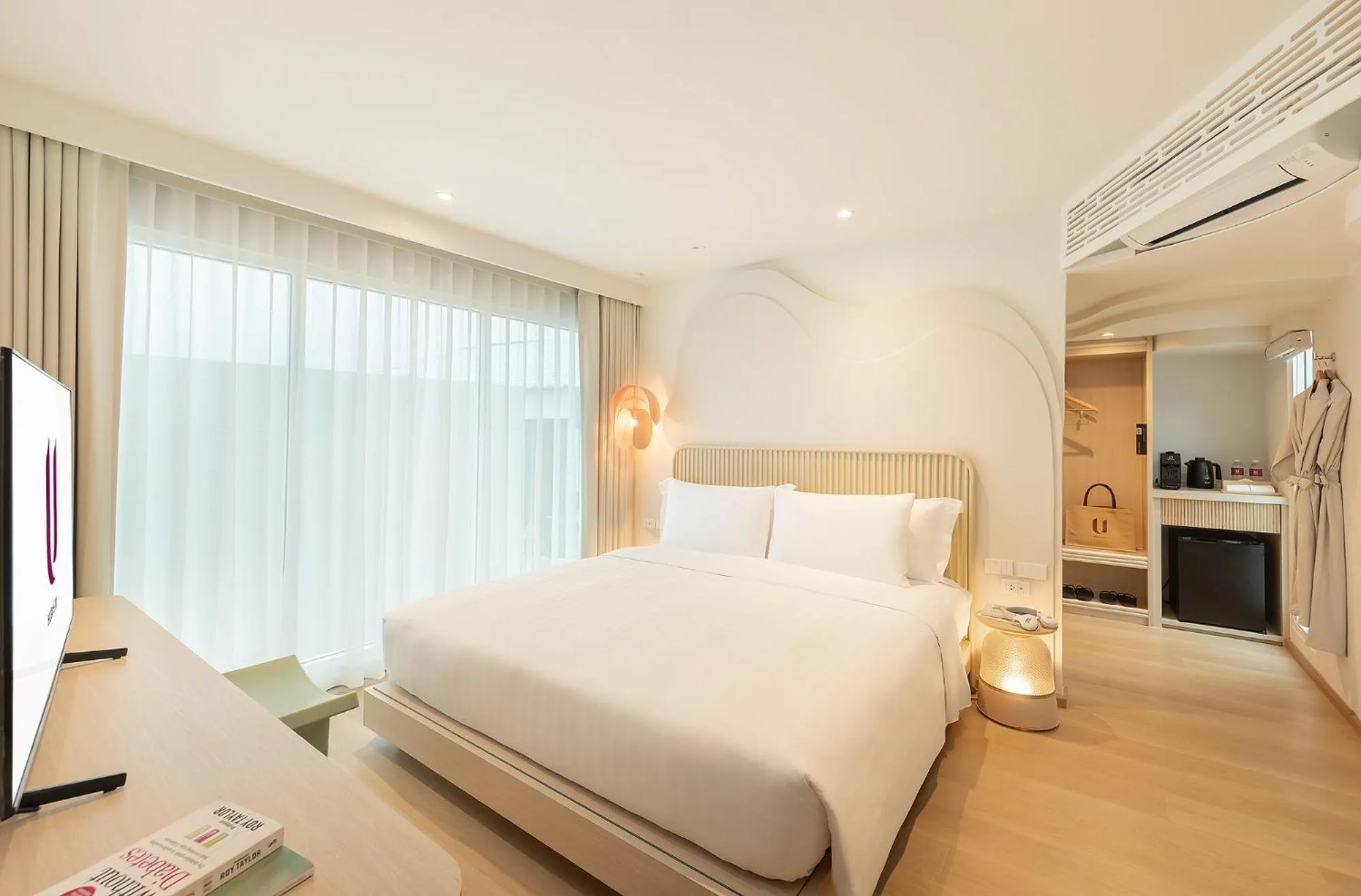 Photo of the whole room, Bed in U Hua Hin