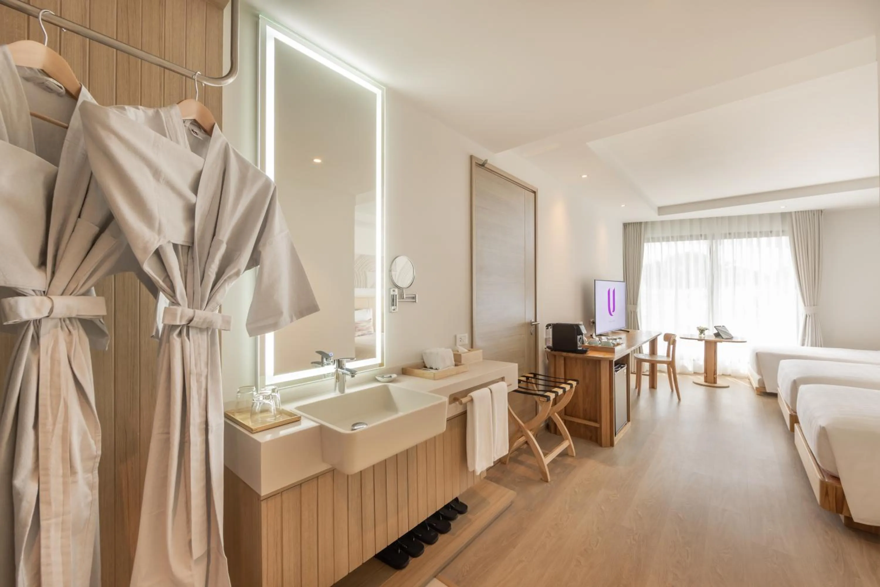 Photo of the whole room, Bed in U Hua Hin