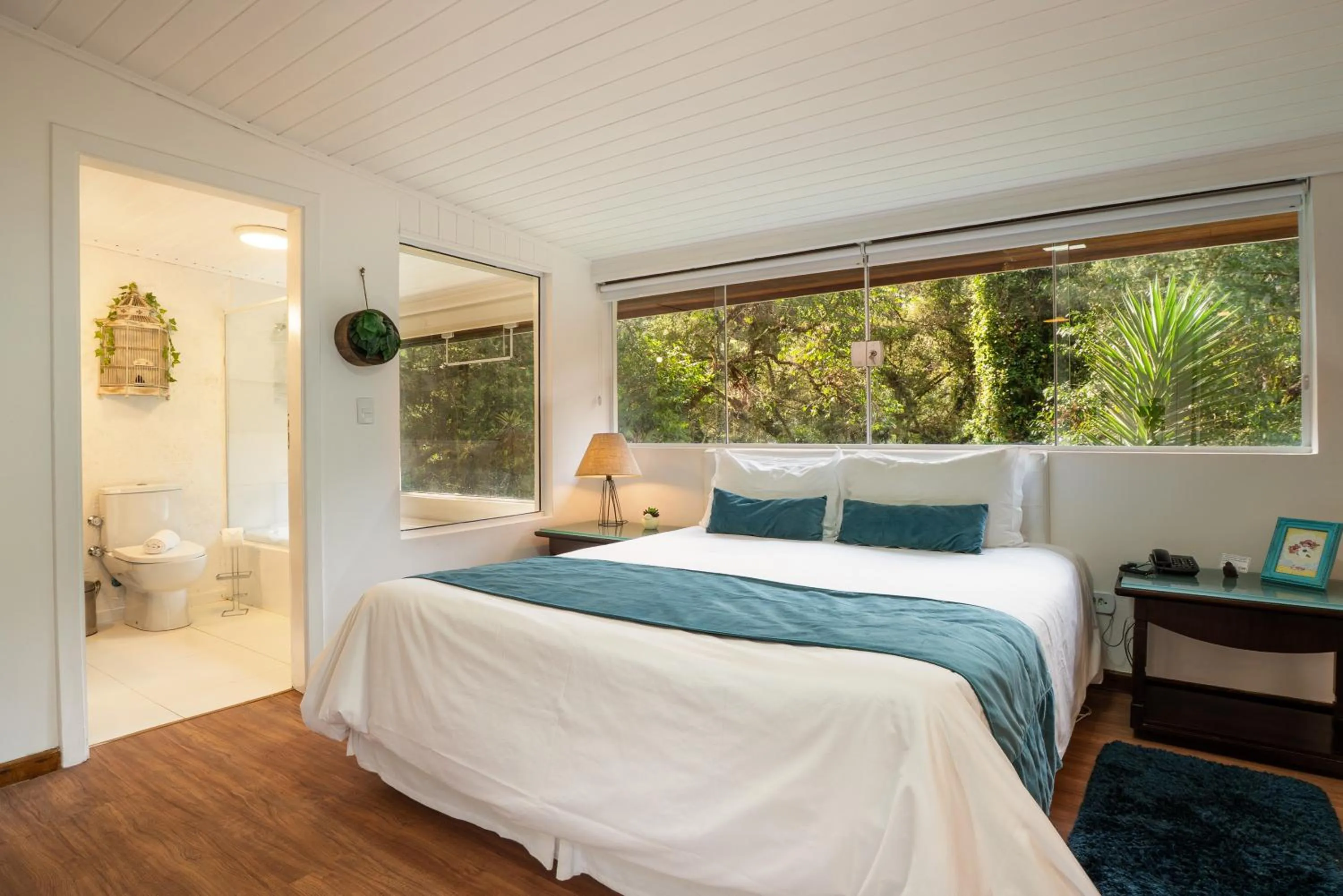 Bed in Pousada Apple House Campos do Jordao