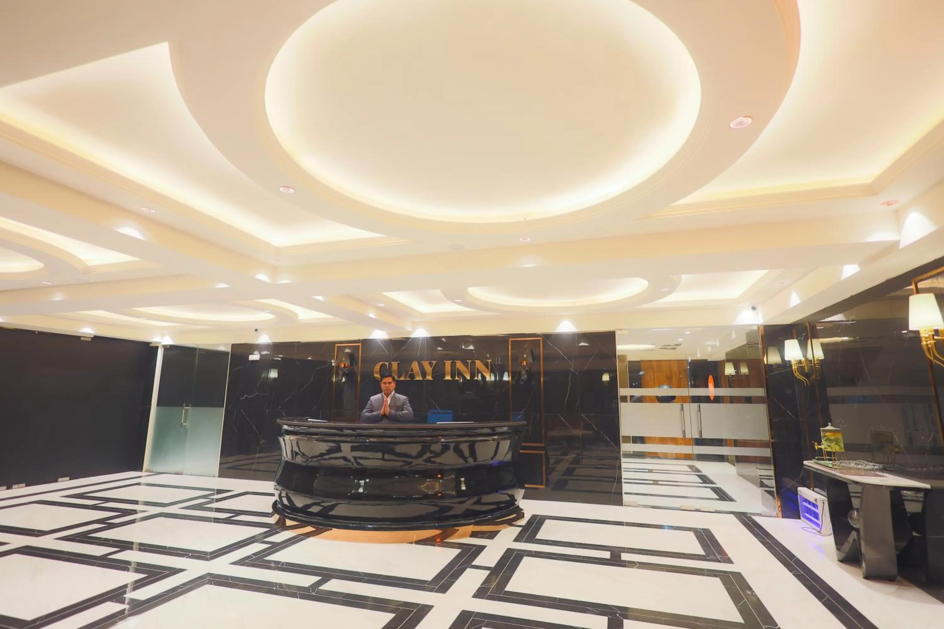 Lobby or reception in Clay Inn Hotel, Sohna Road, Sector 49, Gurugram