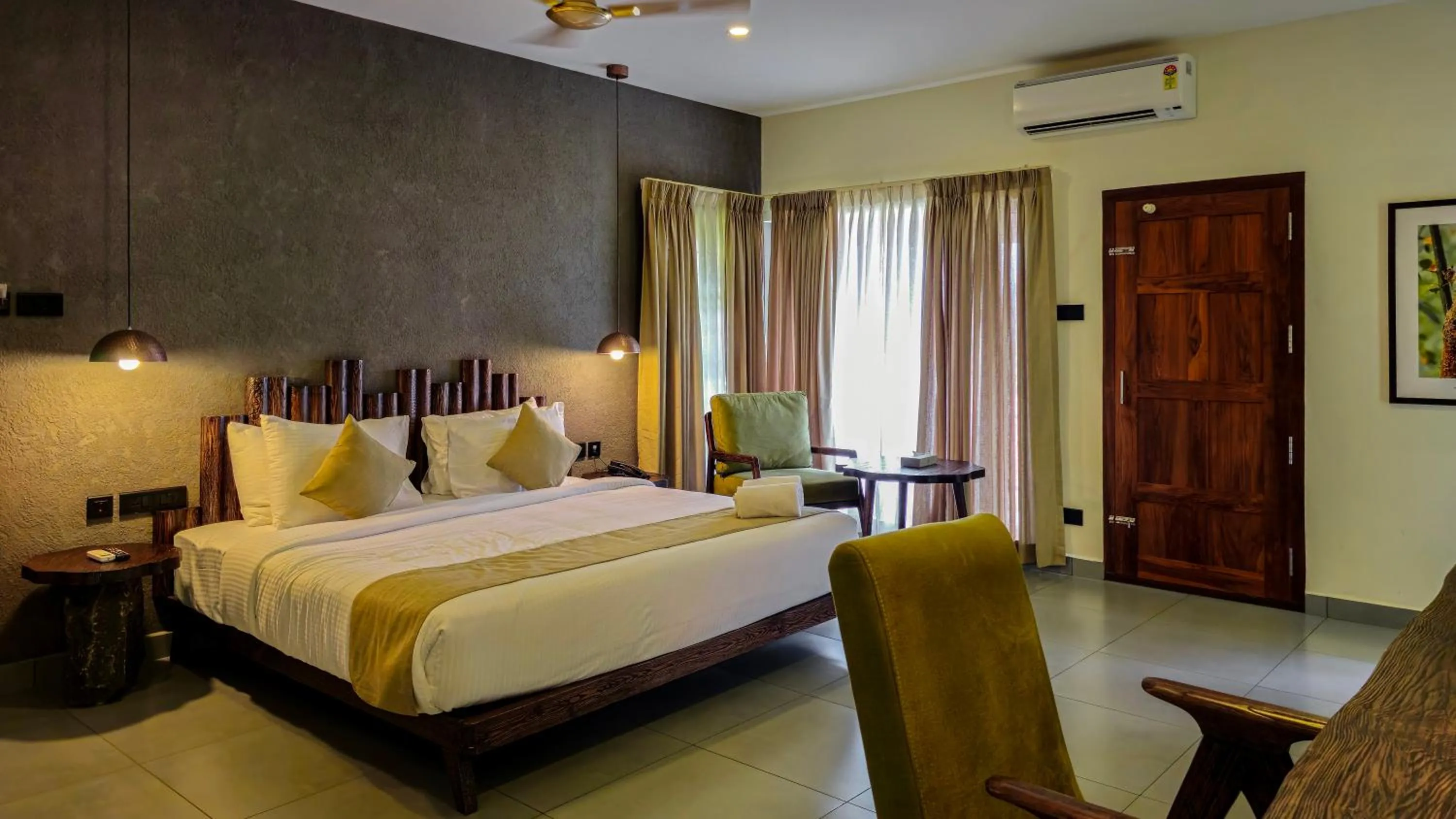 Bed in Maram Resort Mamalakandam