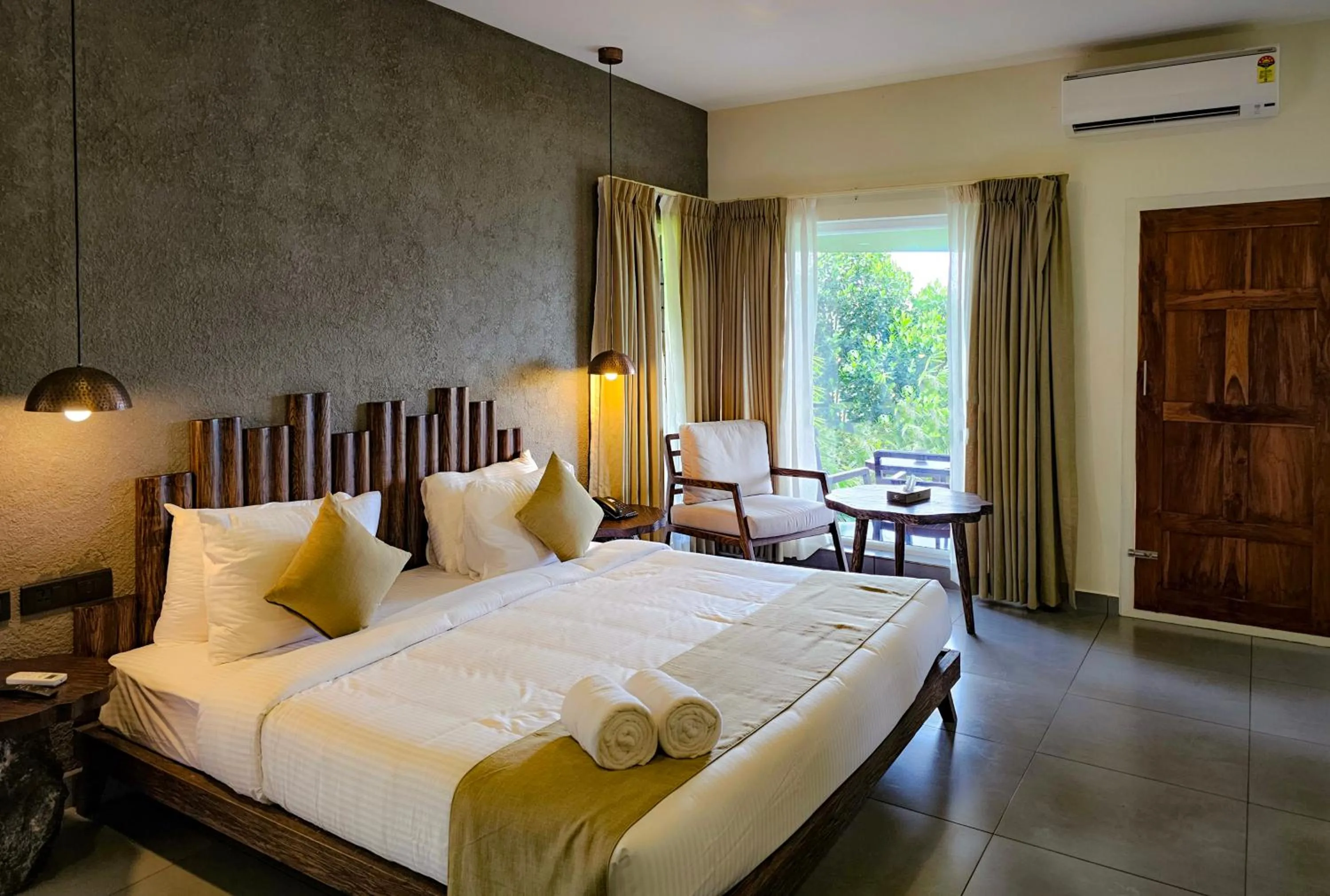 Bed in Maram Resort Mamalakandam