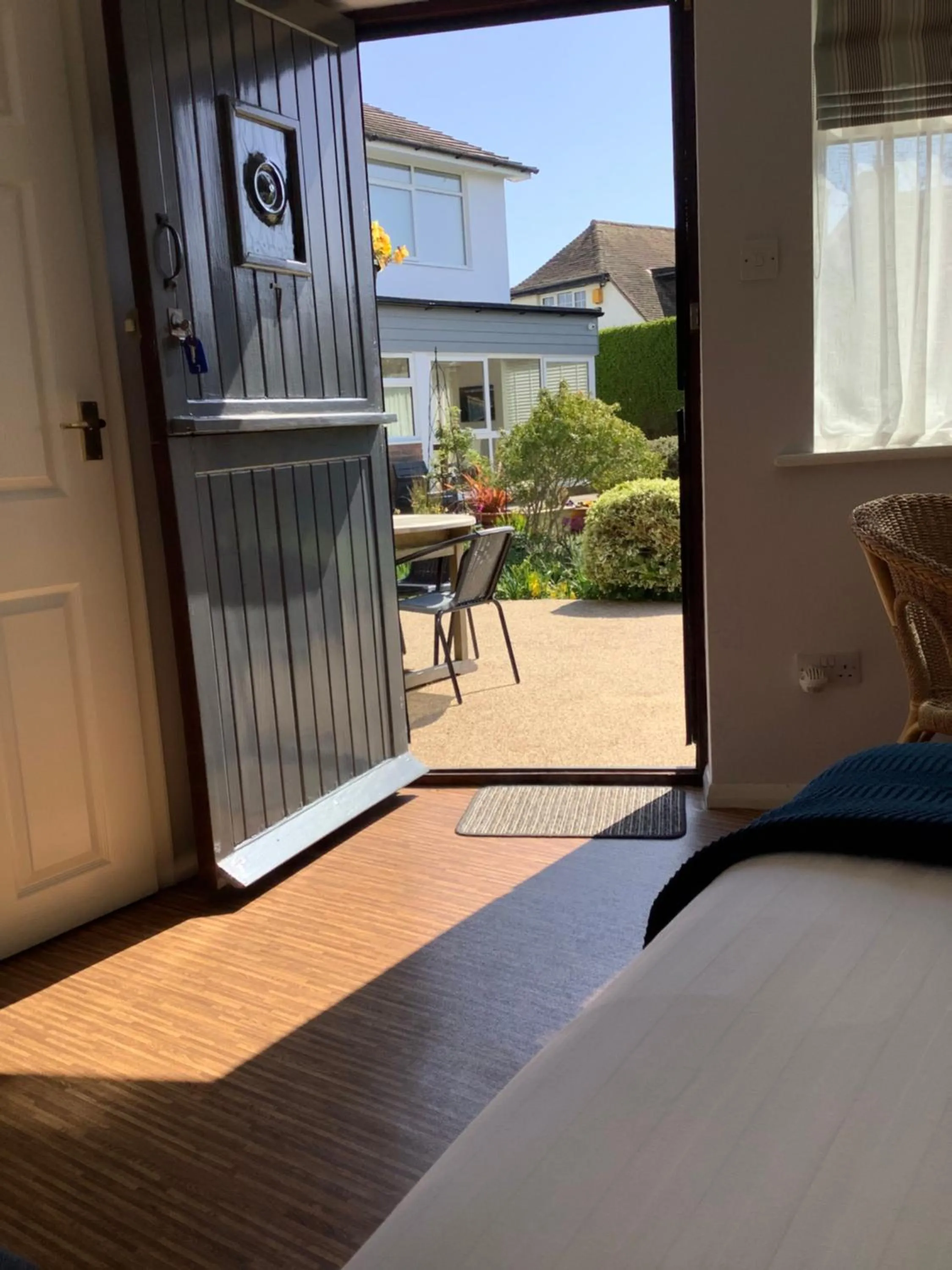 Garden view in The Coast Yard B & B and Garden Chalets