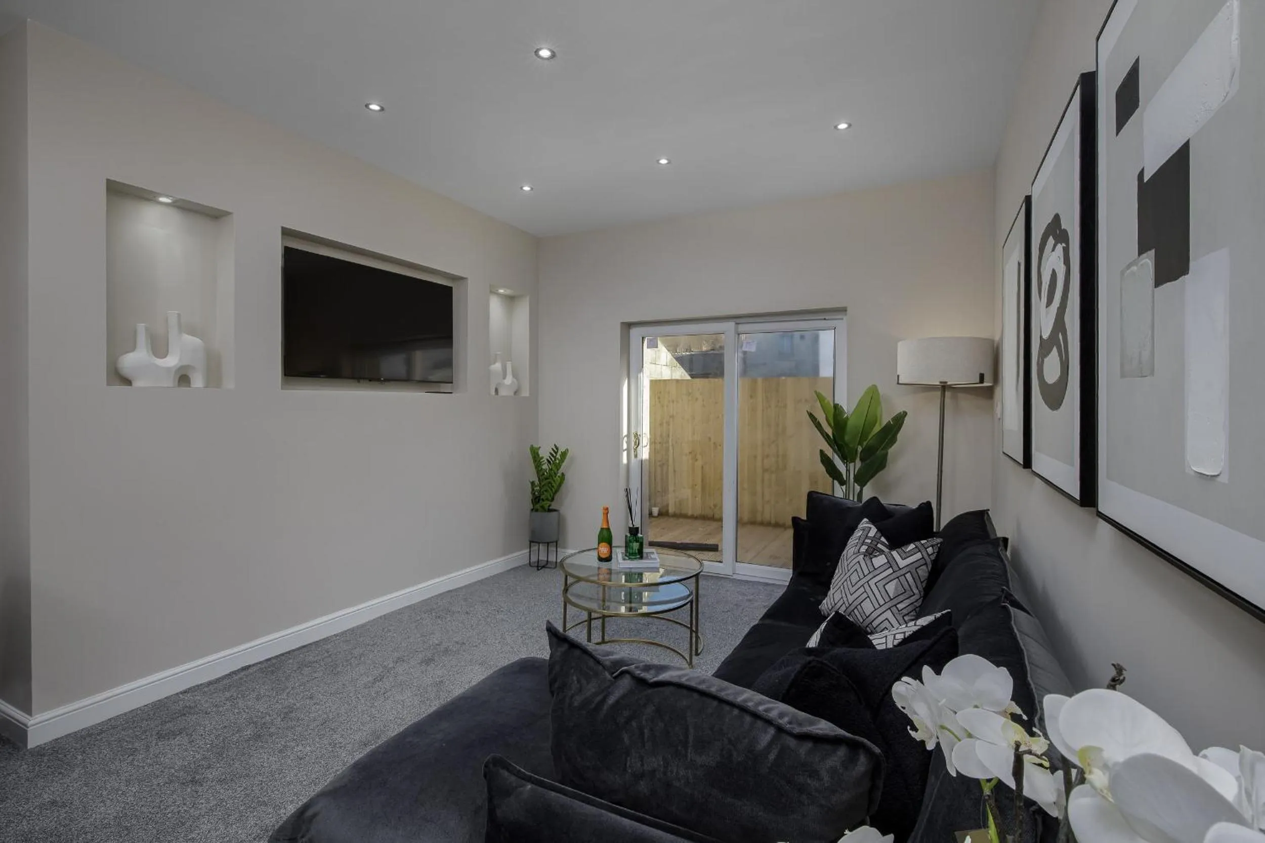 Living room in The Blackpool Beach Boutique Apartments