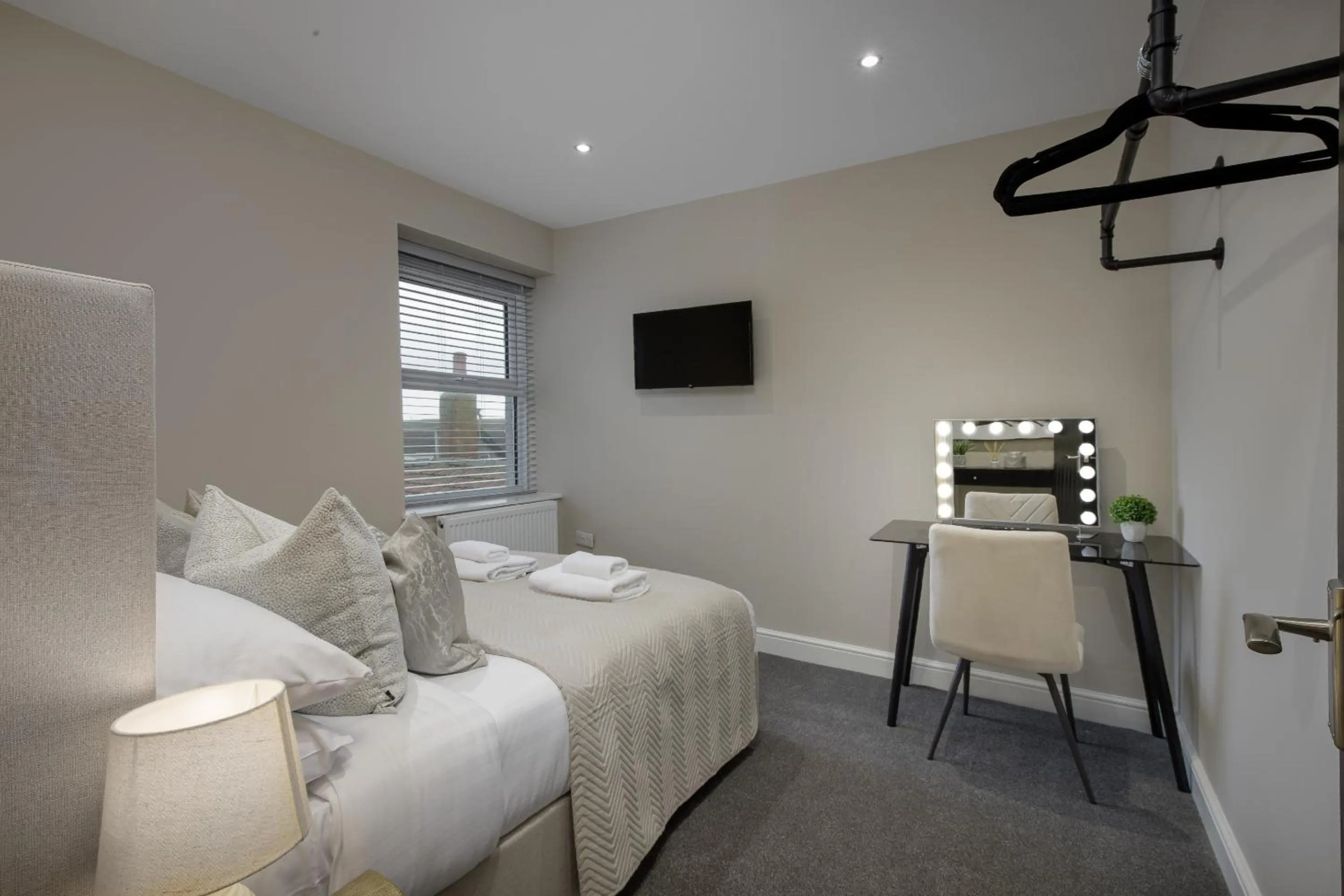 Bedroom, Bed in The Blackpool Beach Boutique Apartments