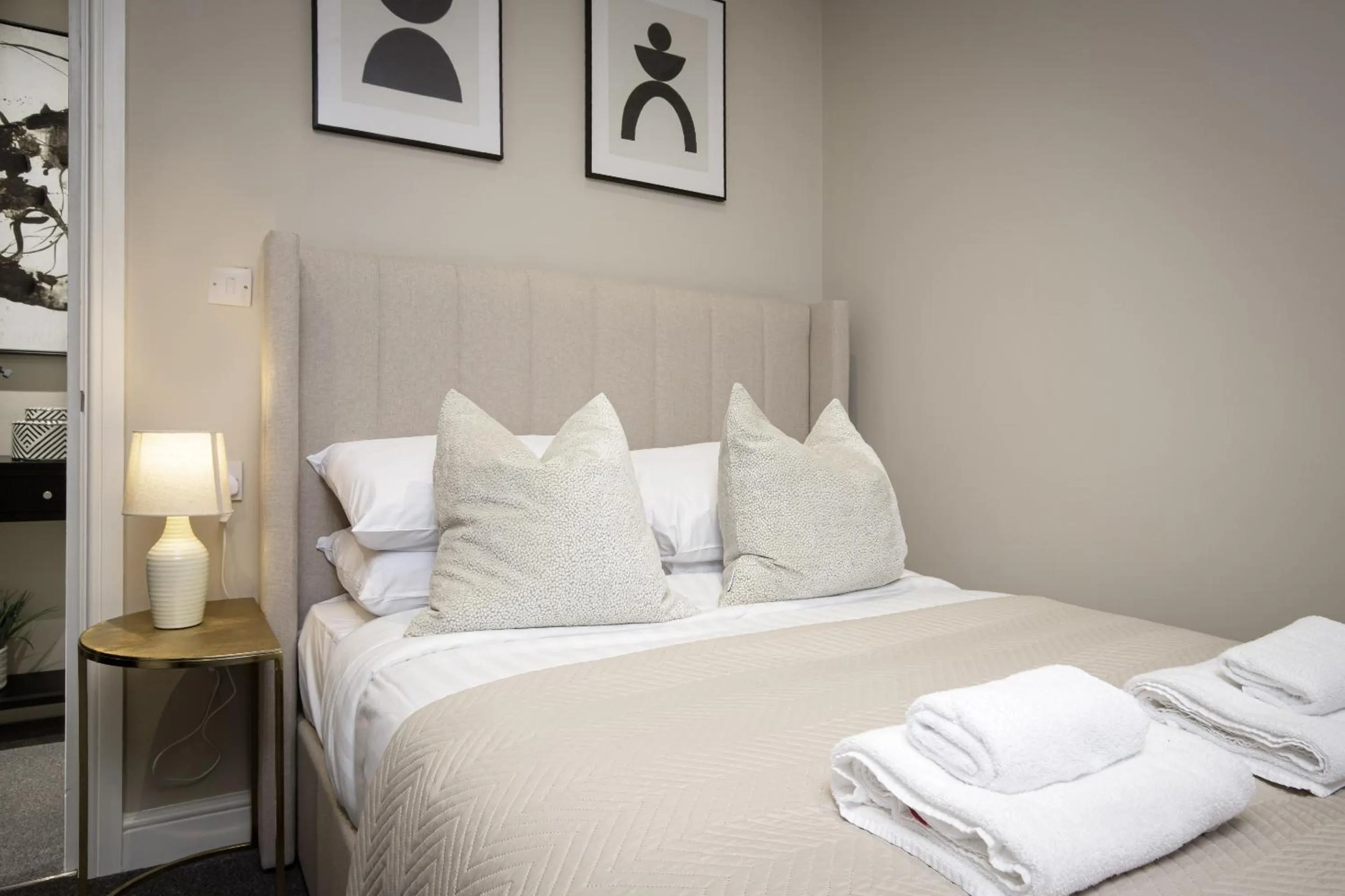 Bedroom, Bed in The Blackpool Beach Boutique Apartments