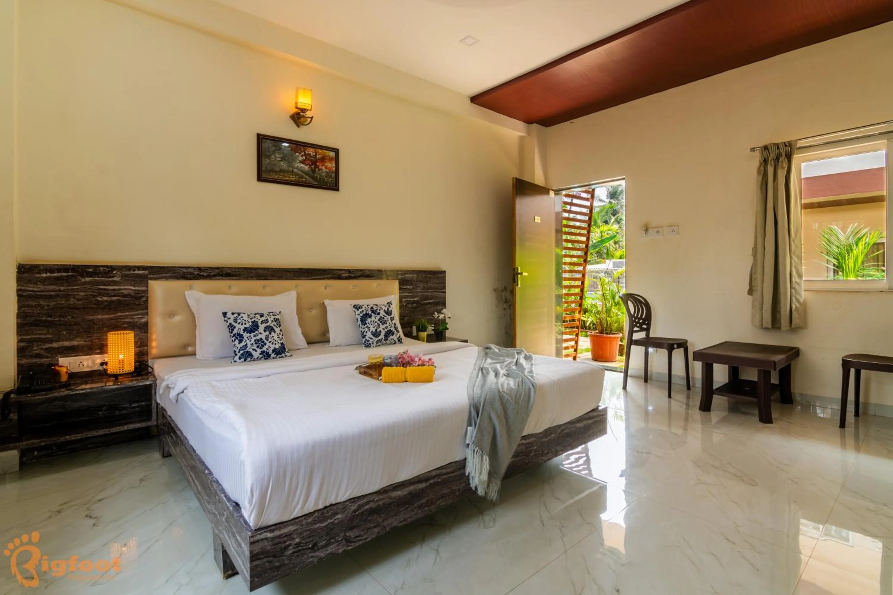 Bed in Arnnas Resort Diveagar