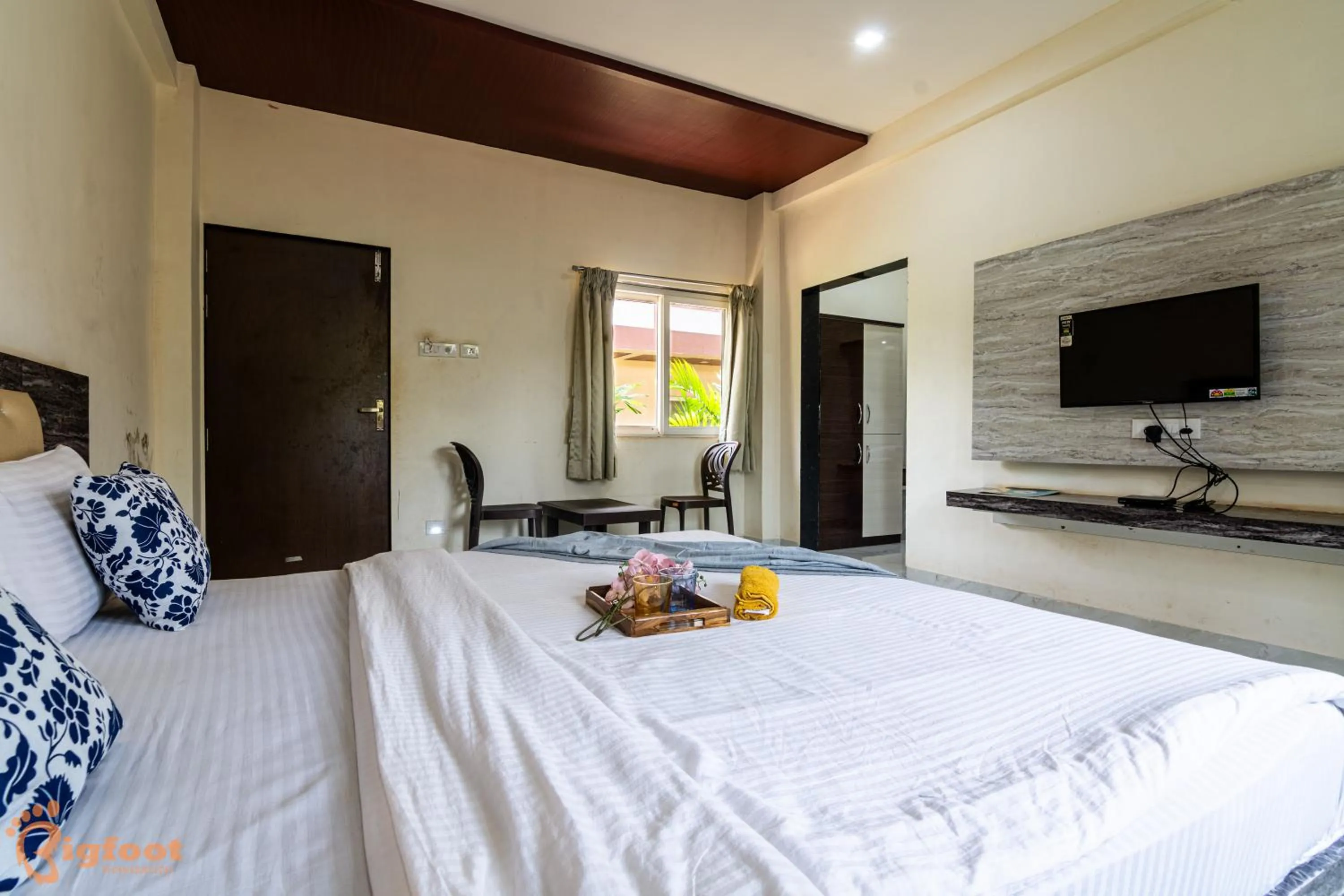 Bed in Arnnas Resort Diveagar