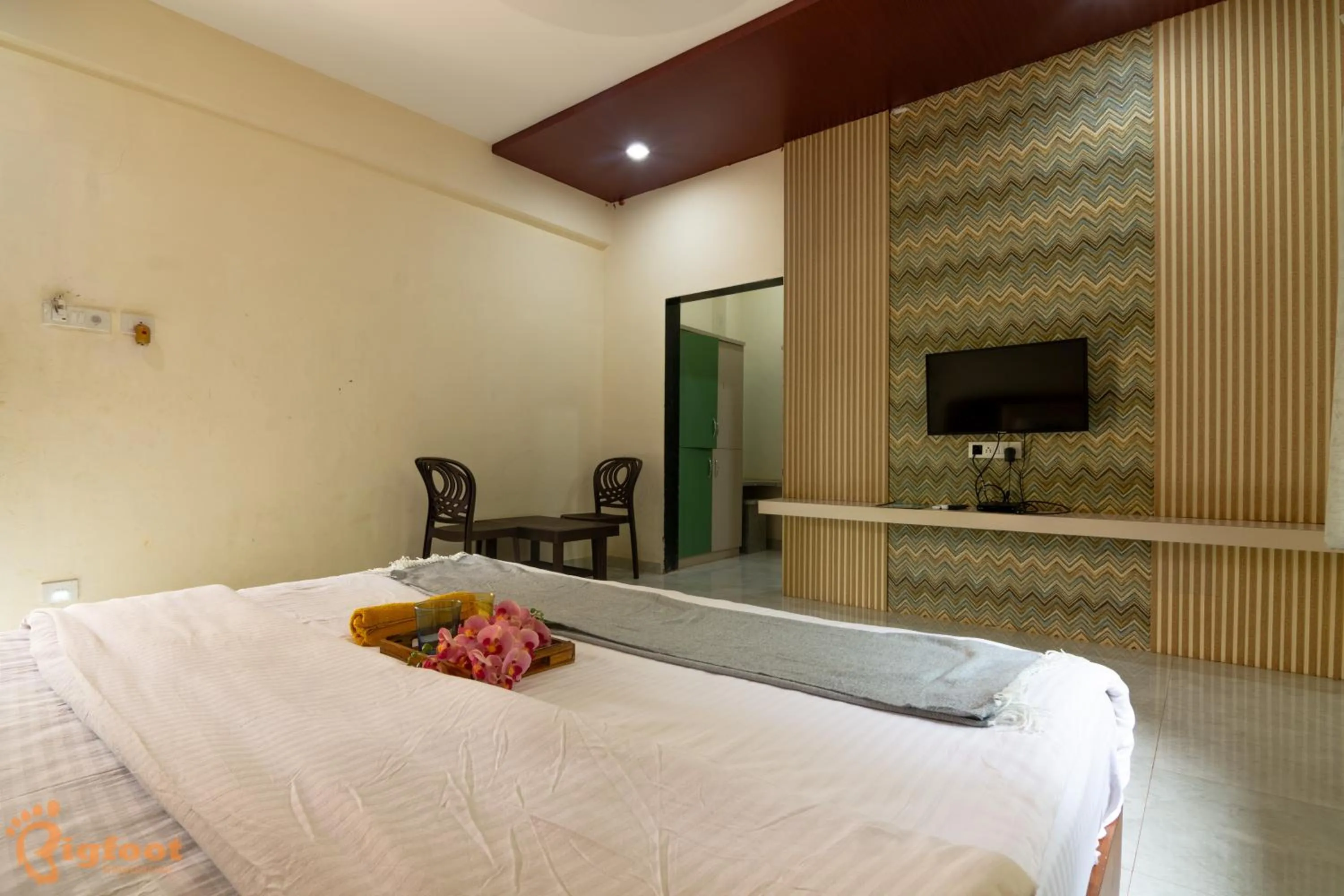 Bed in Arnnas Resort Diveagar