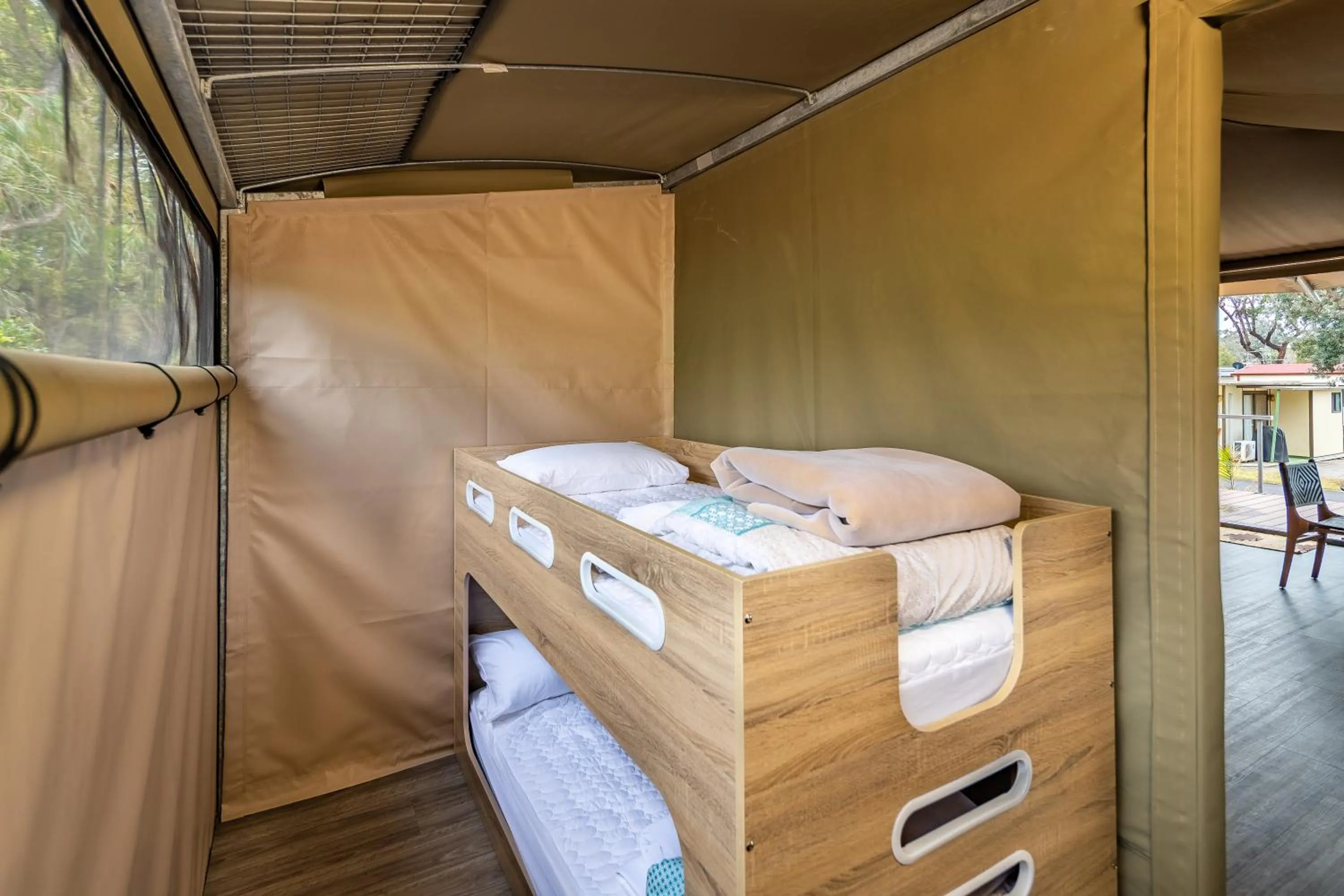 bunk bed, Bed in NRMA Broulee Holiday park