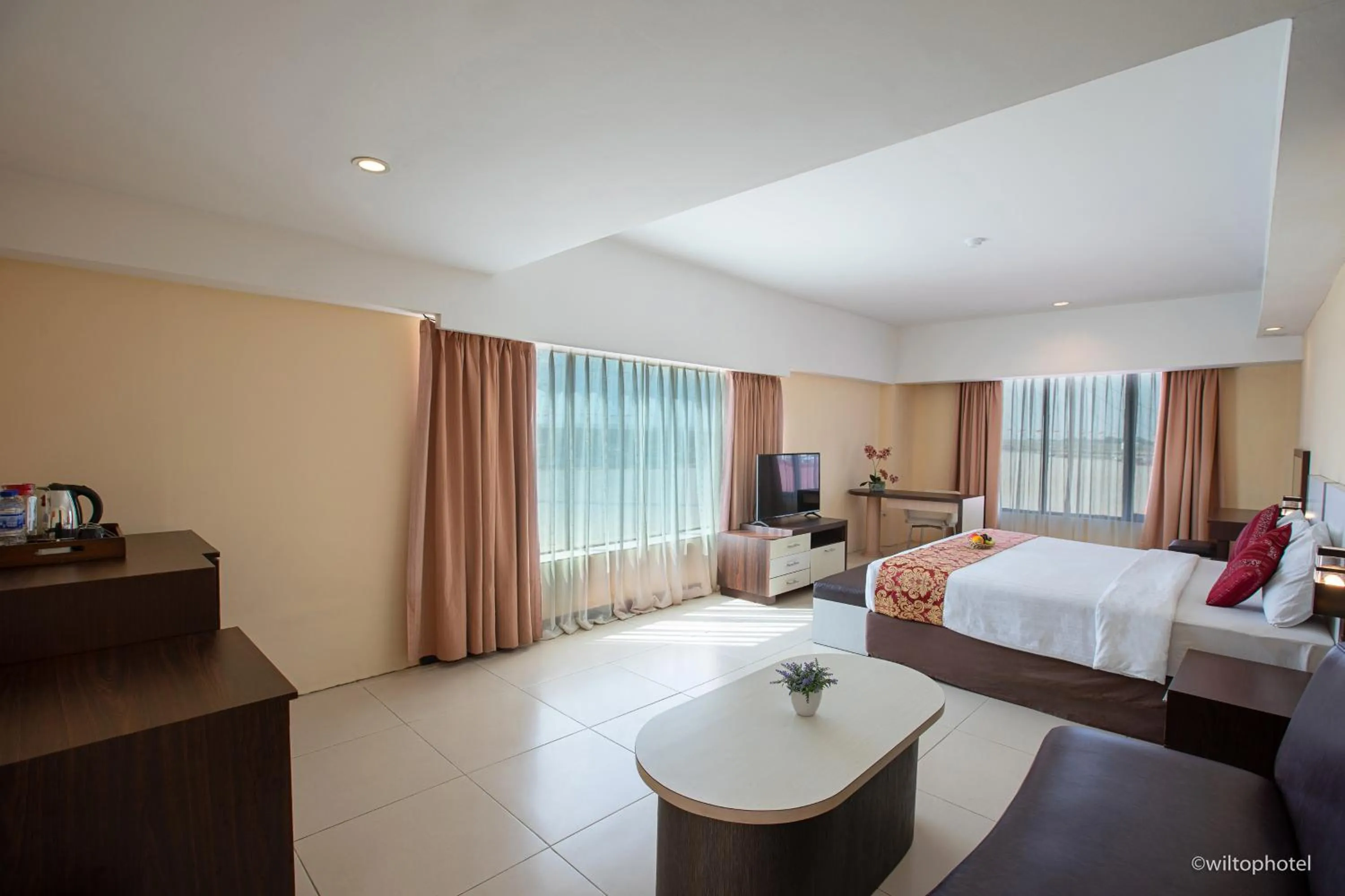 Bed in Wiltop Hotel Jambi