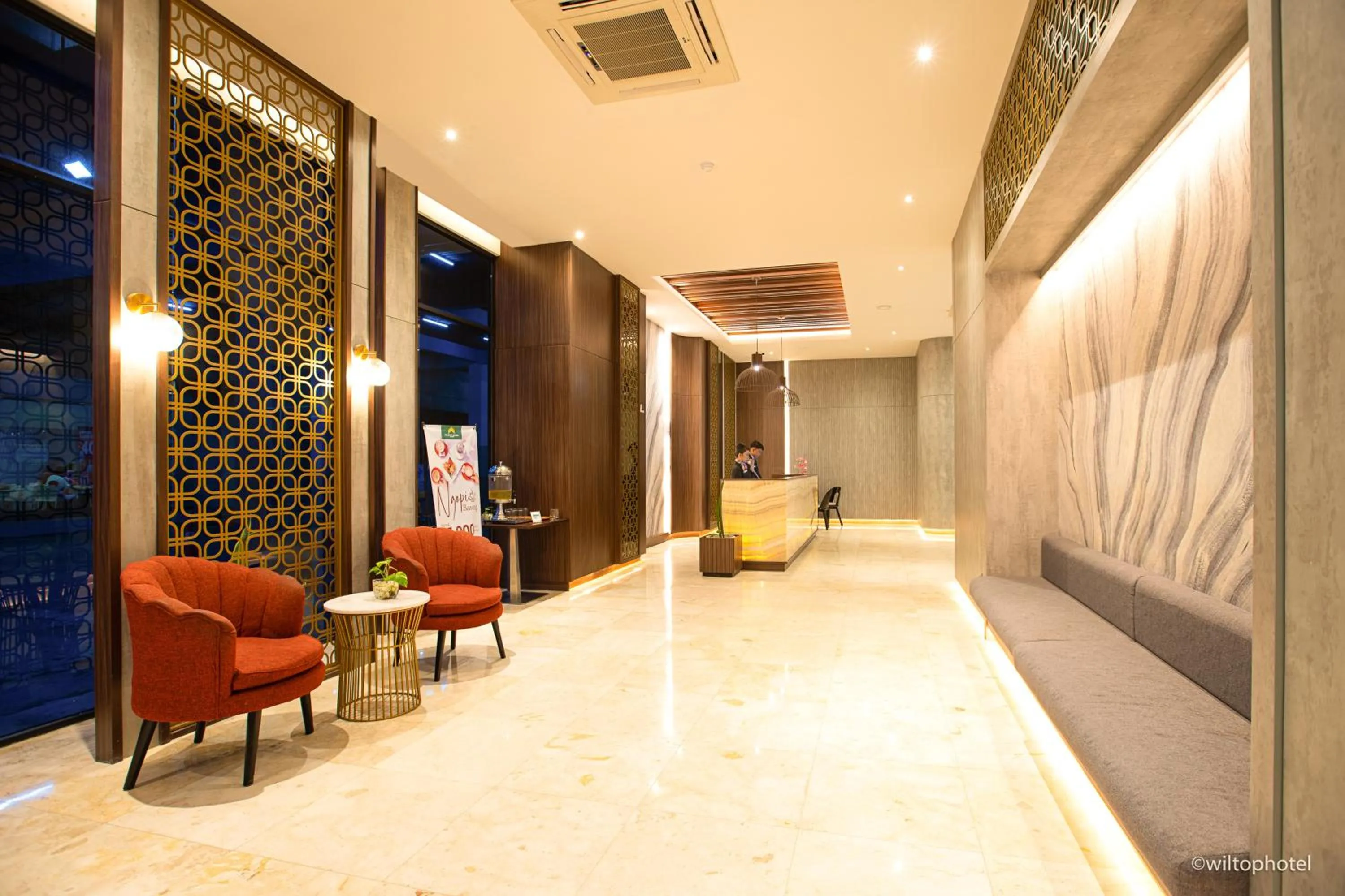 Lobby or reception in Wiltop Hotel Jambi