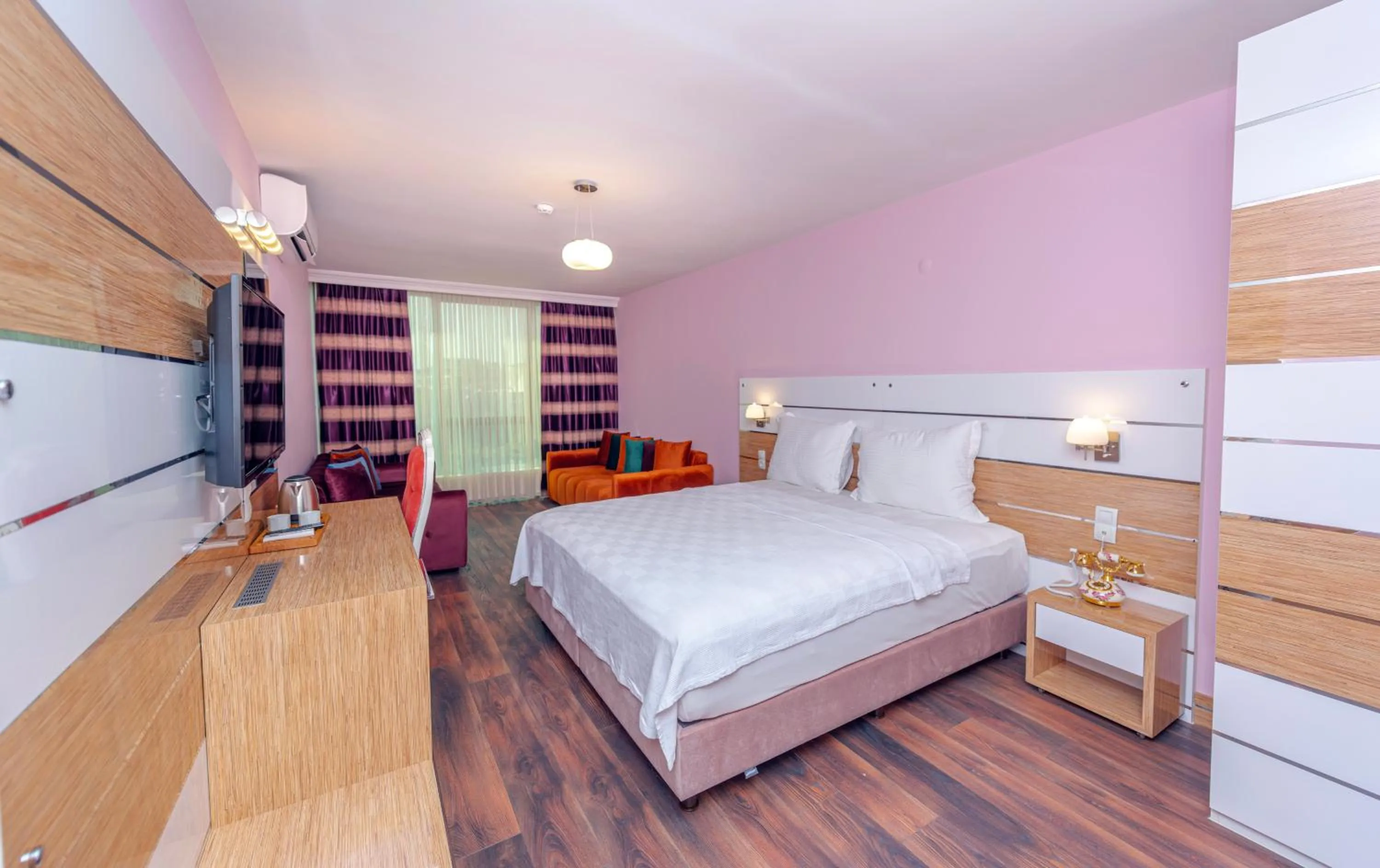 Bed in TOK EPİK HOTEL