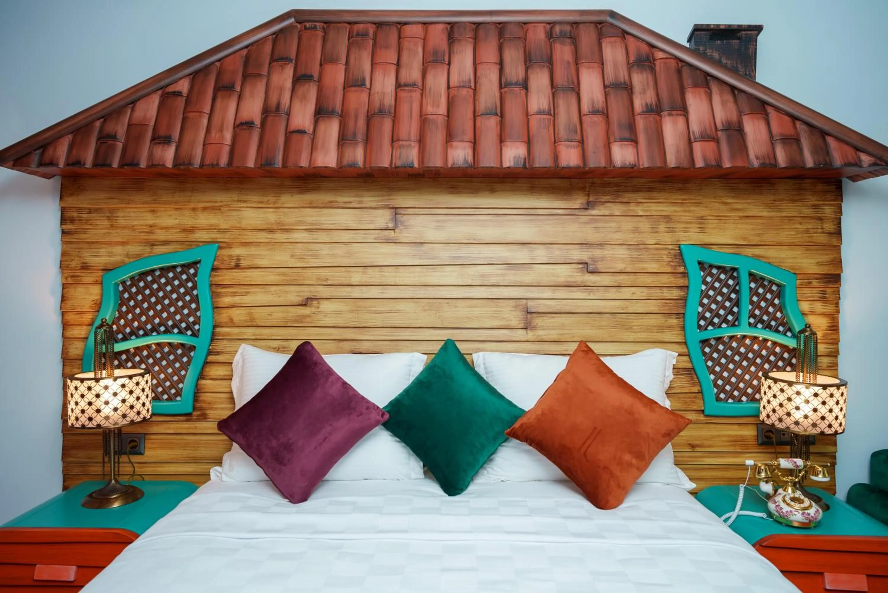 Bed in TOK EPİK HOTEL