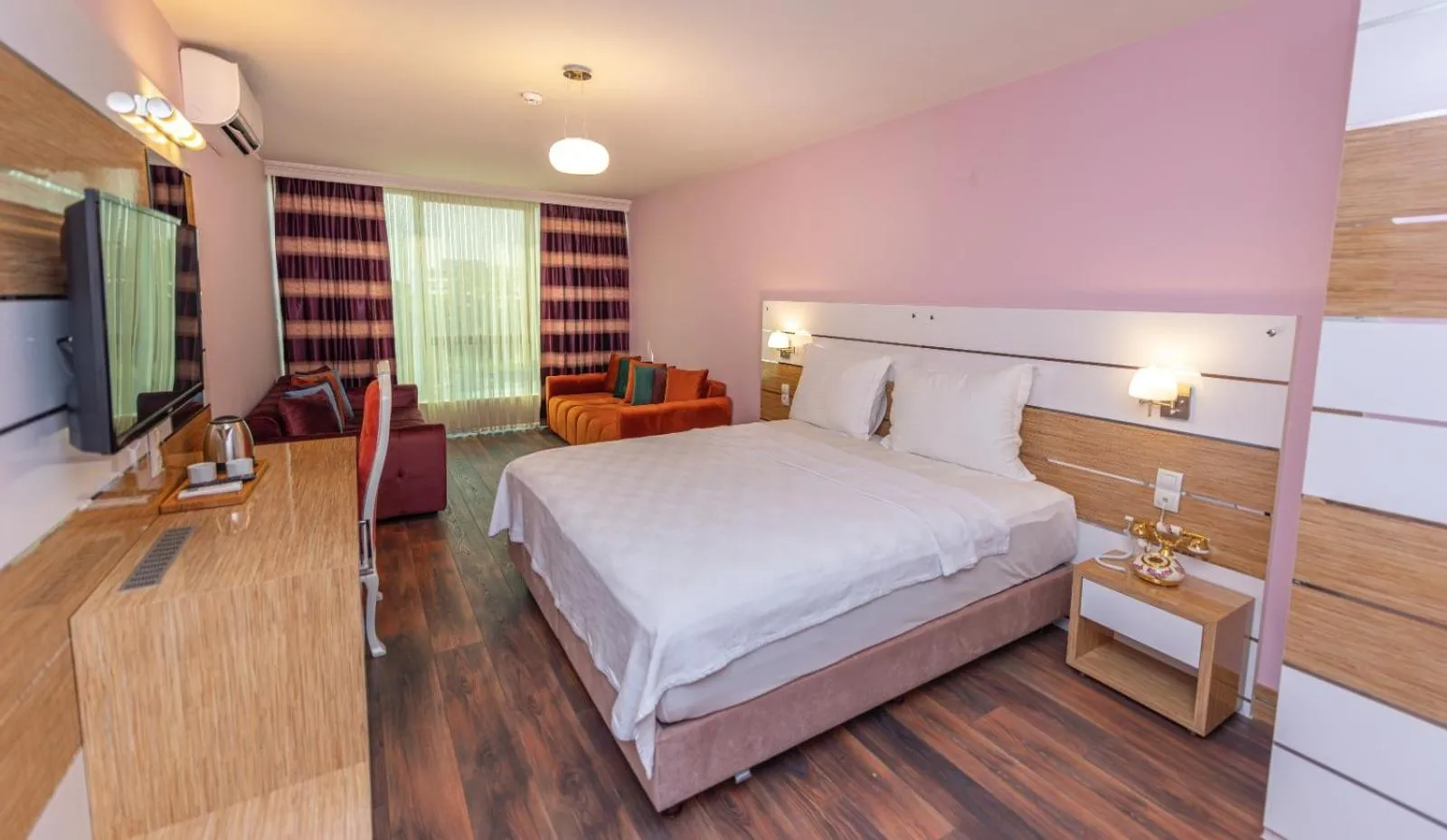 Bed in TOK EPİK HOTEL