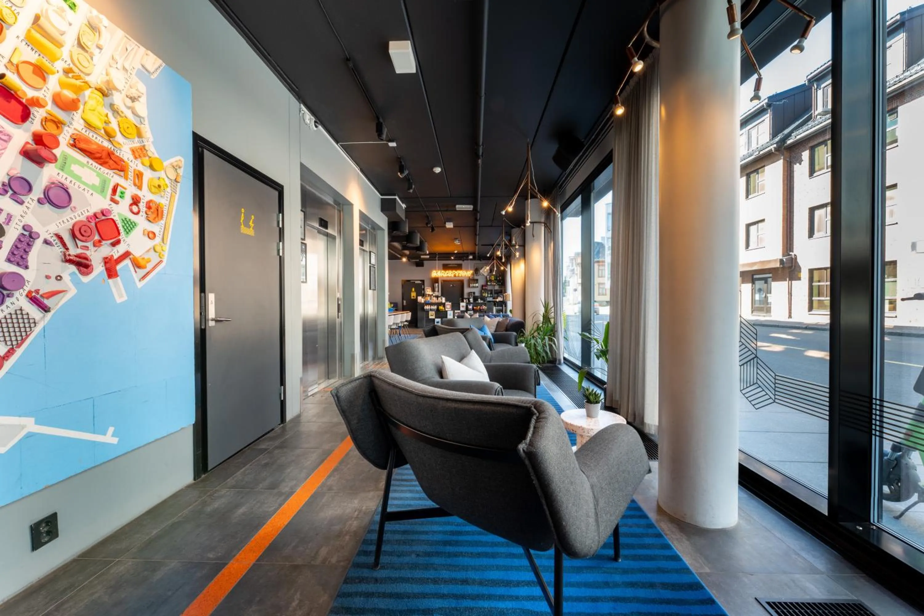 Seating area in Comfort Hotel Xpress Tromsø