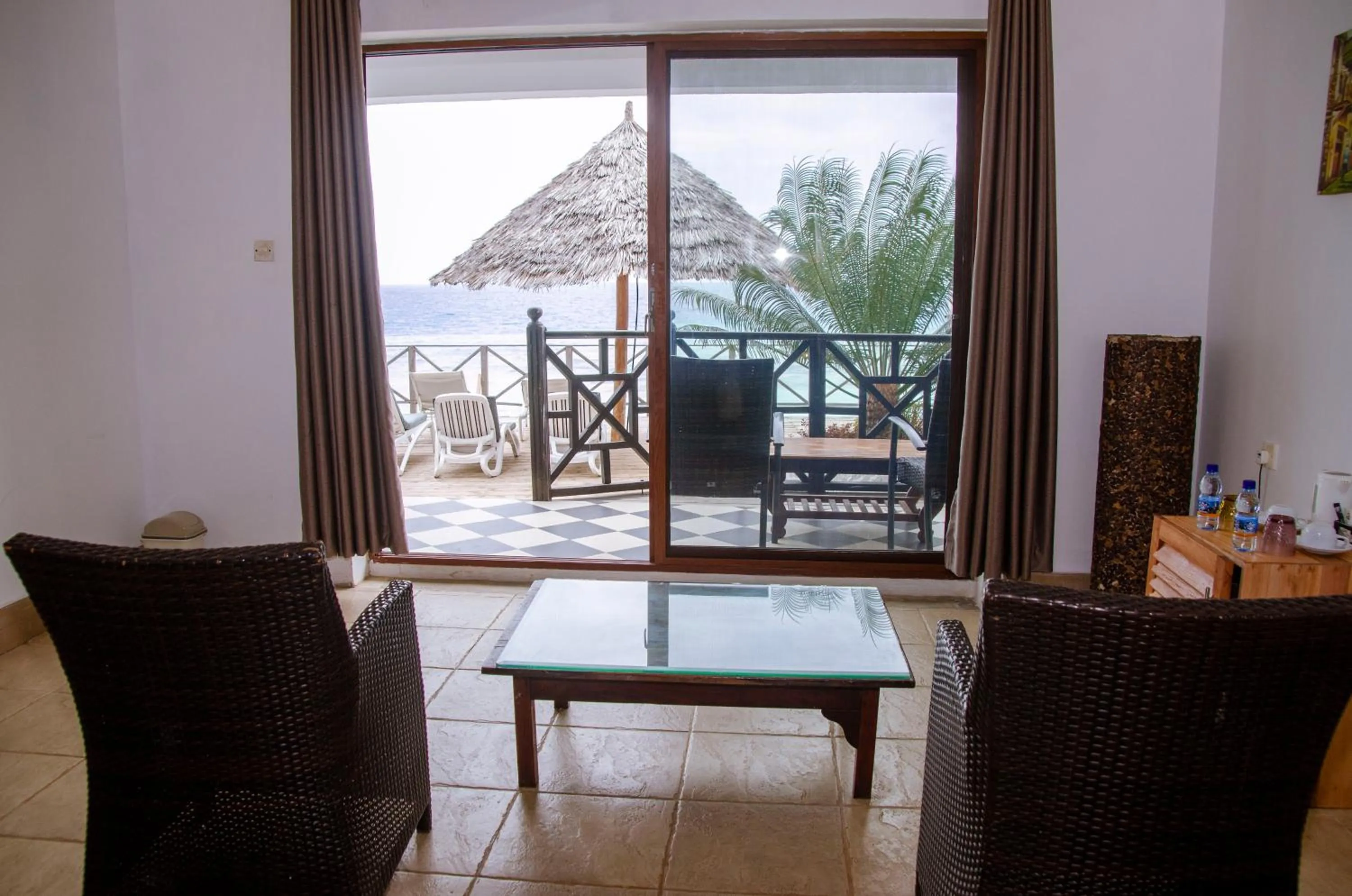 Patio in Langi Langi Beach Bungalows