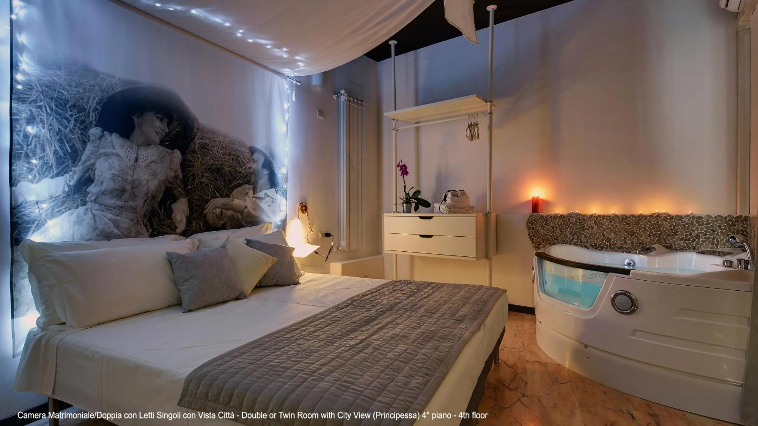 Hot Tub, Bed in B&B 52cento