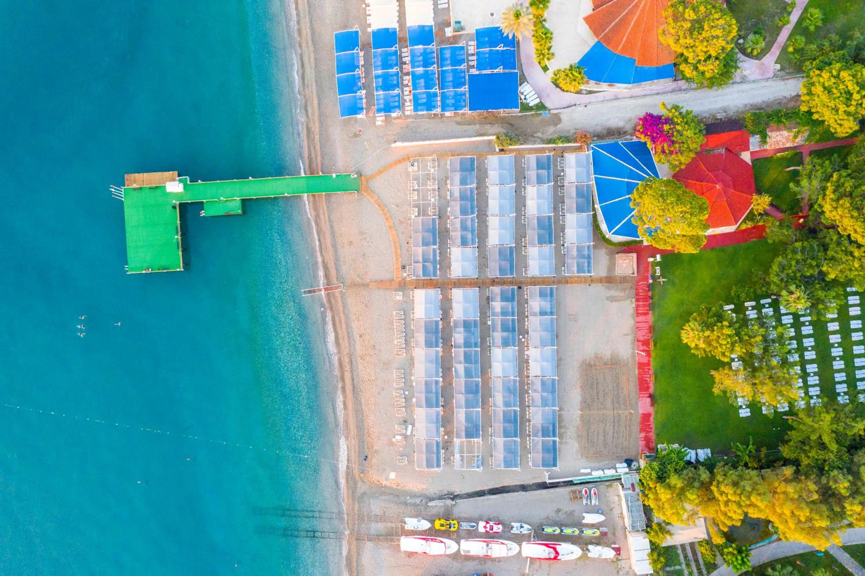 Bird's eye view in Queen's Park Resort Göynük