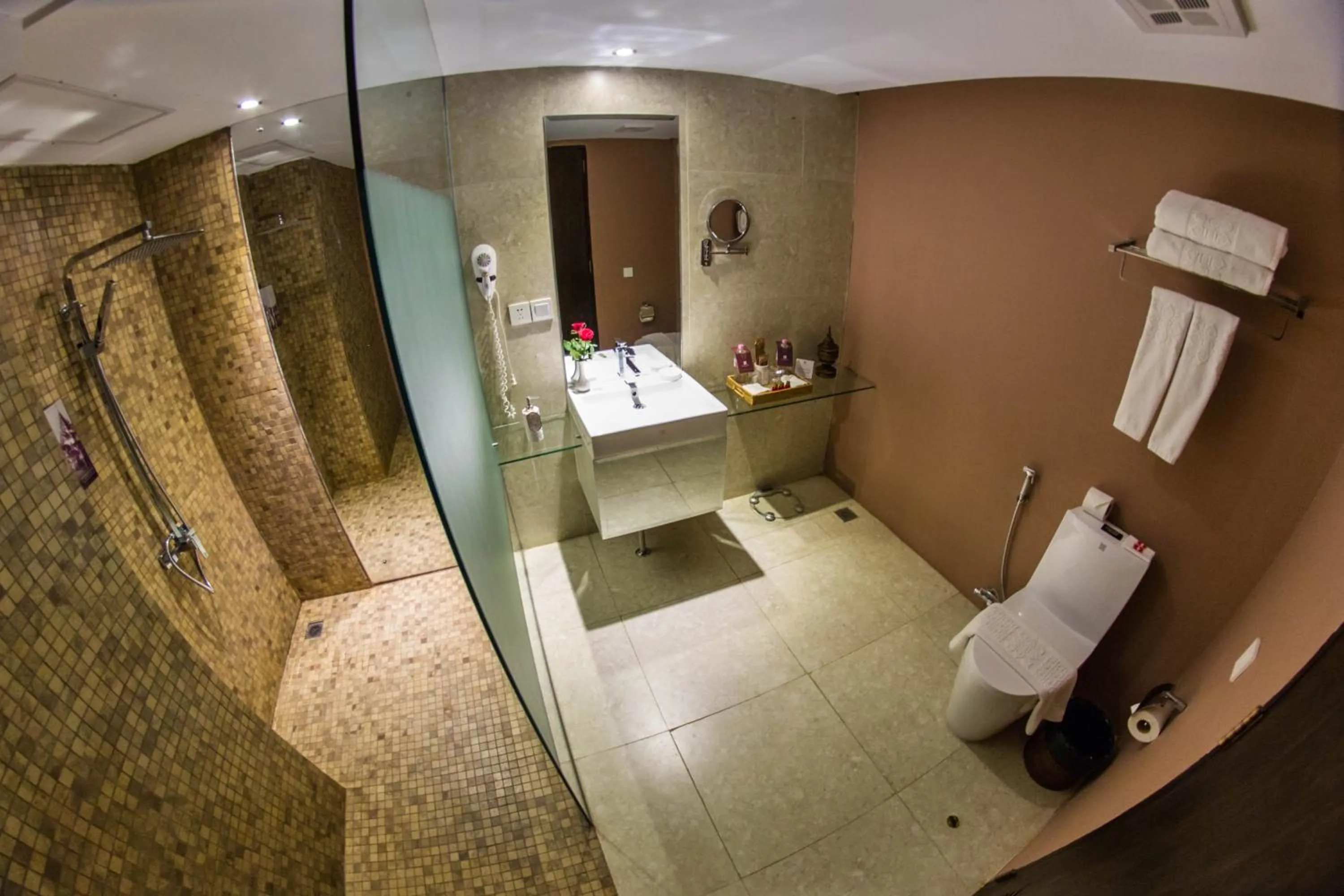 Bathroom in Rose Garden Hotel