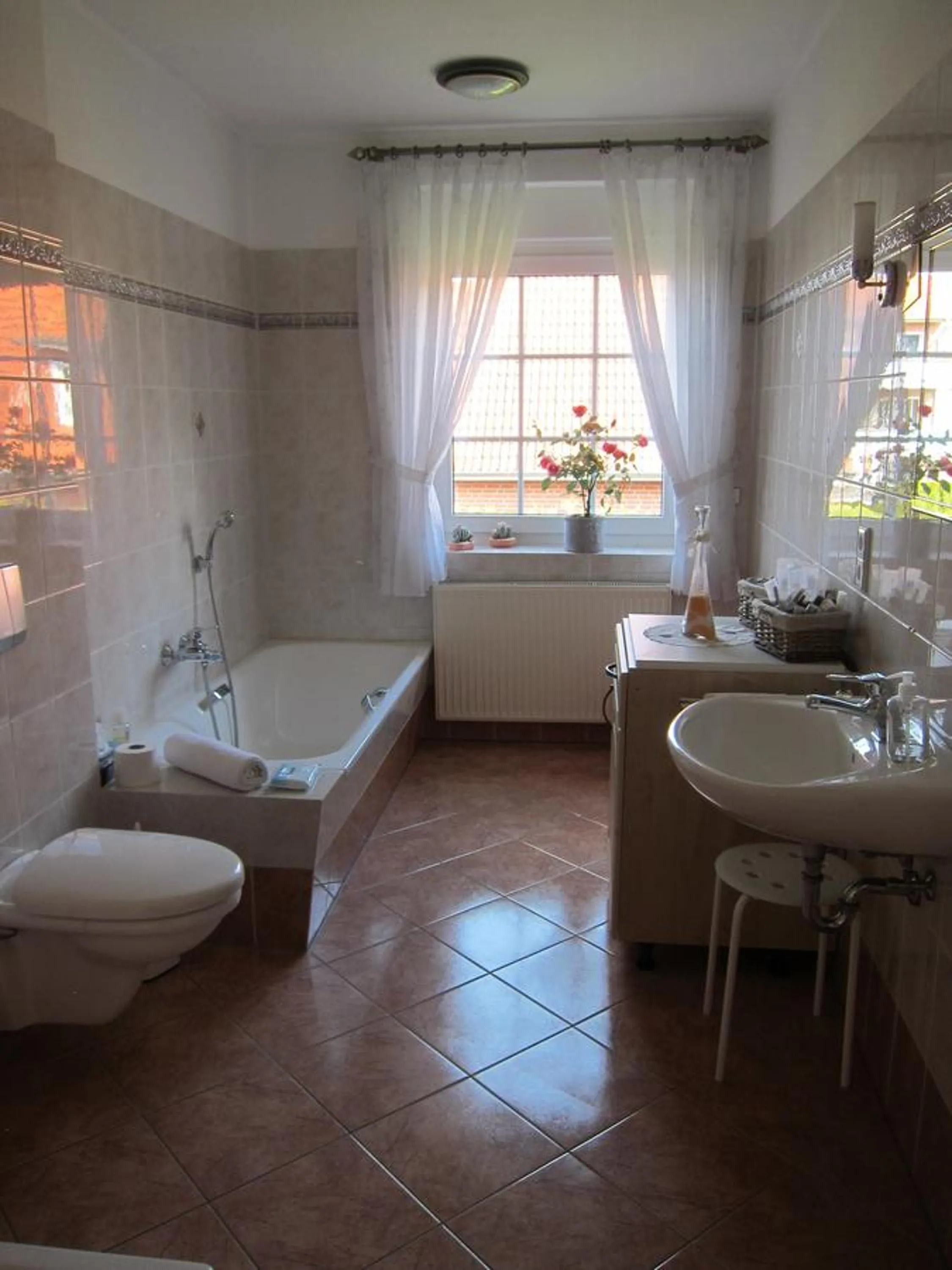 Bathroom in Hotel Heidetraum