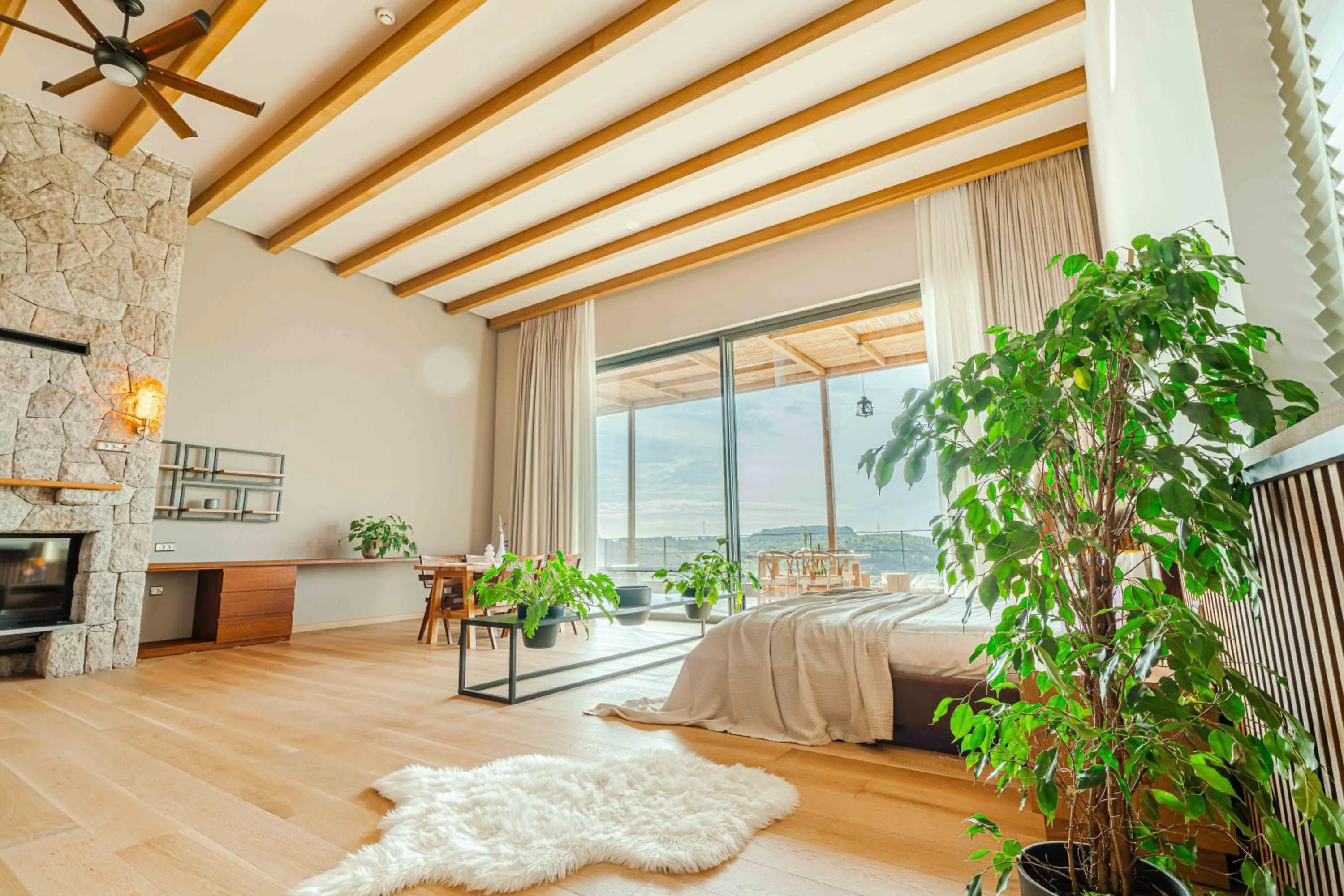 Photo of the whole room, Bed in Cabras Kazdağları