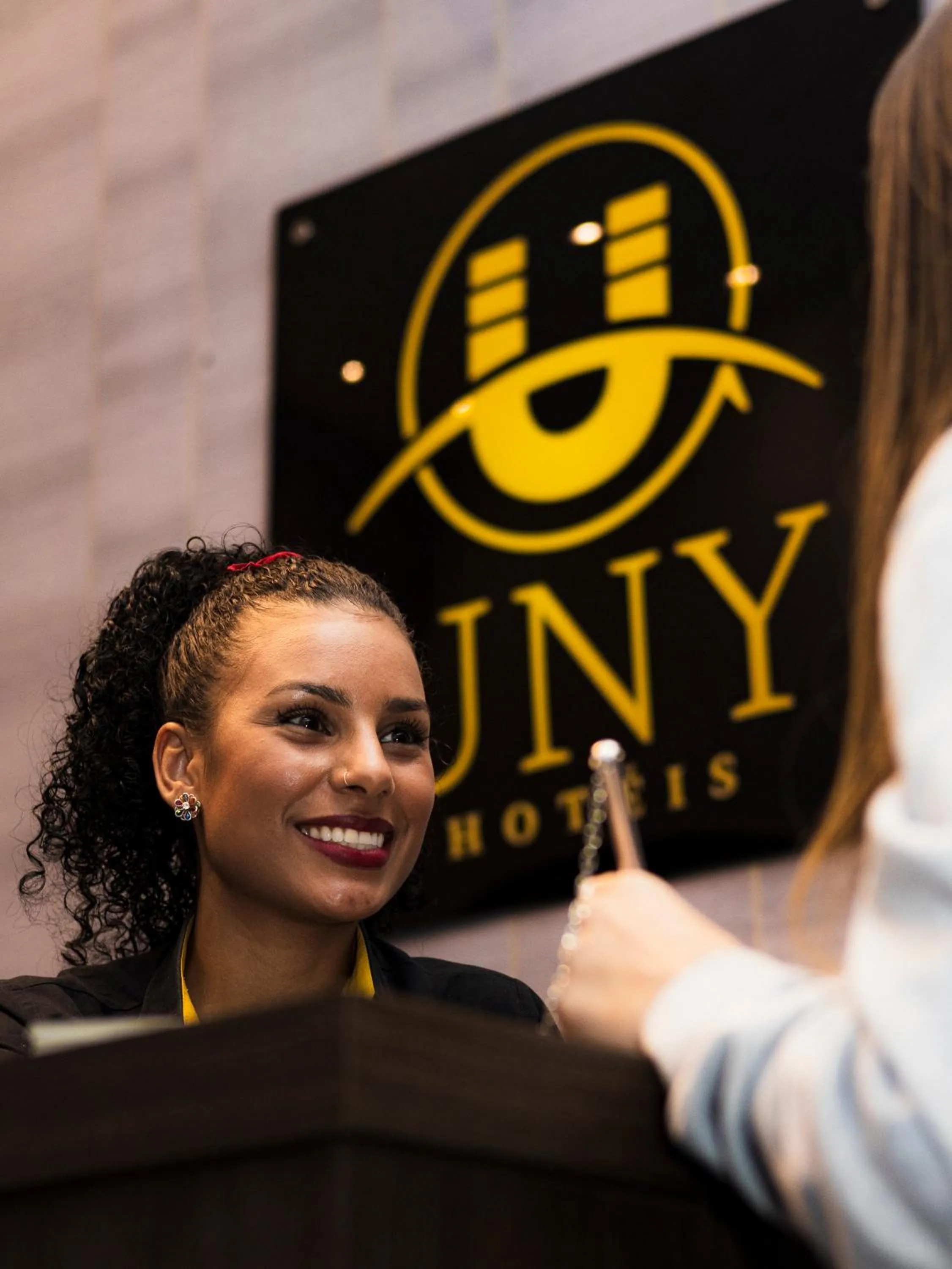 Lobby or reception in Uny Hotéis Brás
