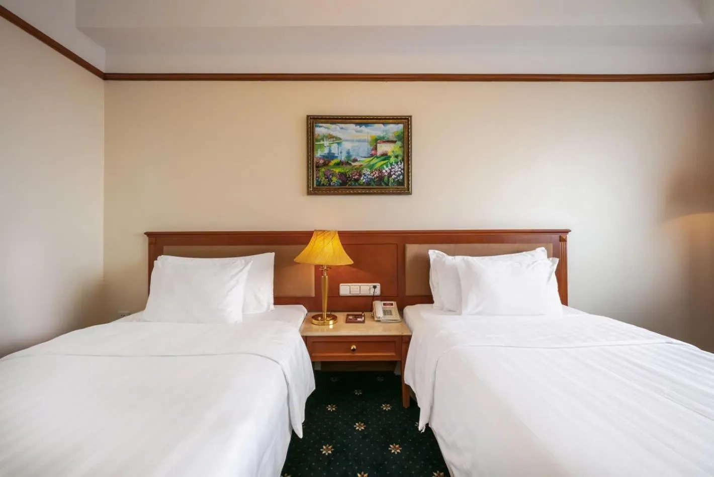 Bed in A25 Luxury Hotel