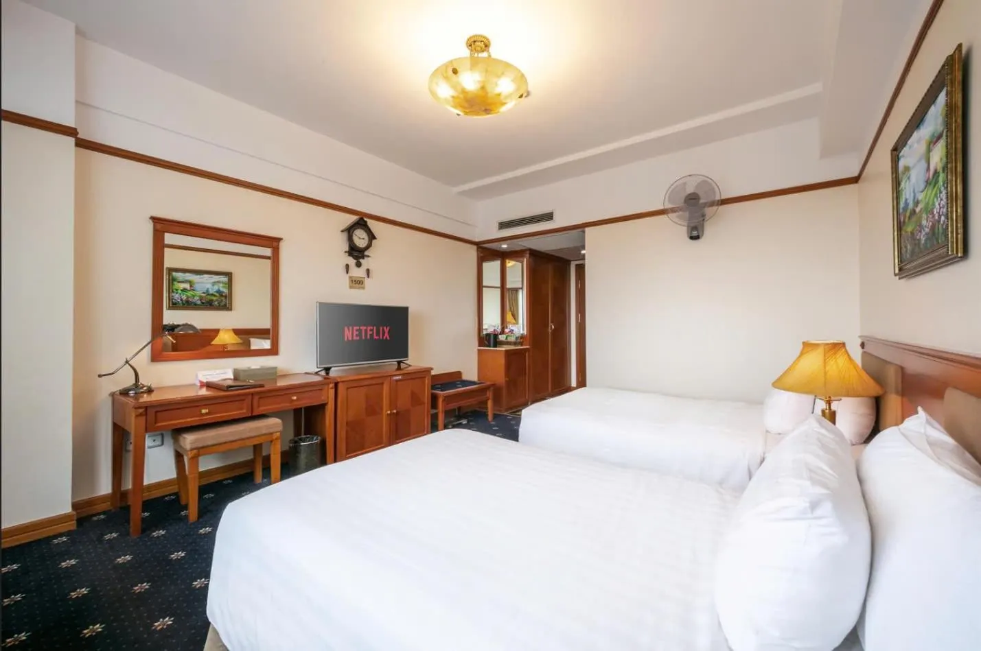 Bed in A25 Luxury Hotel